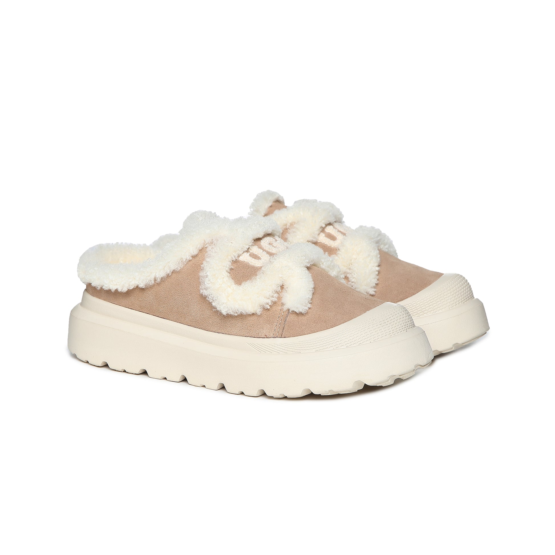 UGG Ultimate Platform Fluffy Slippers