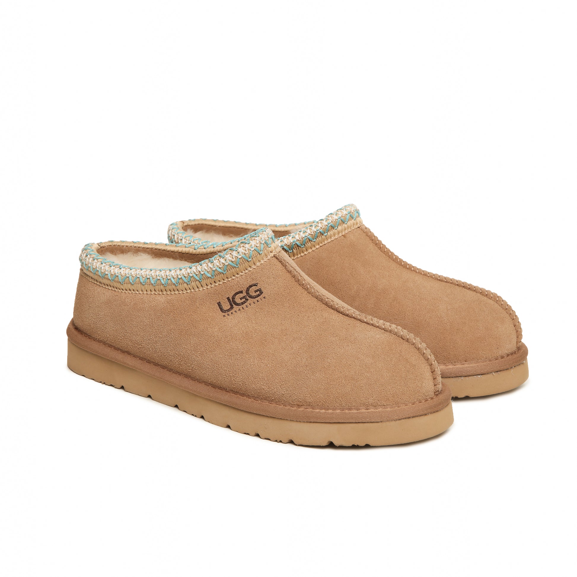 UGG Tazzy Slippers Sheepskin Wool Nonslip Hippie