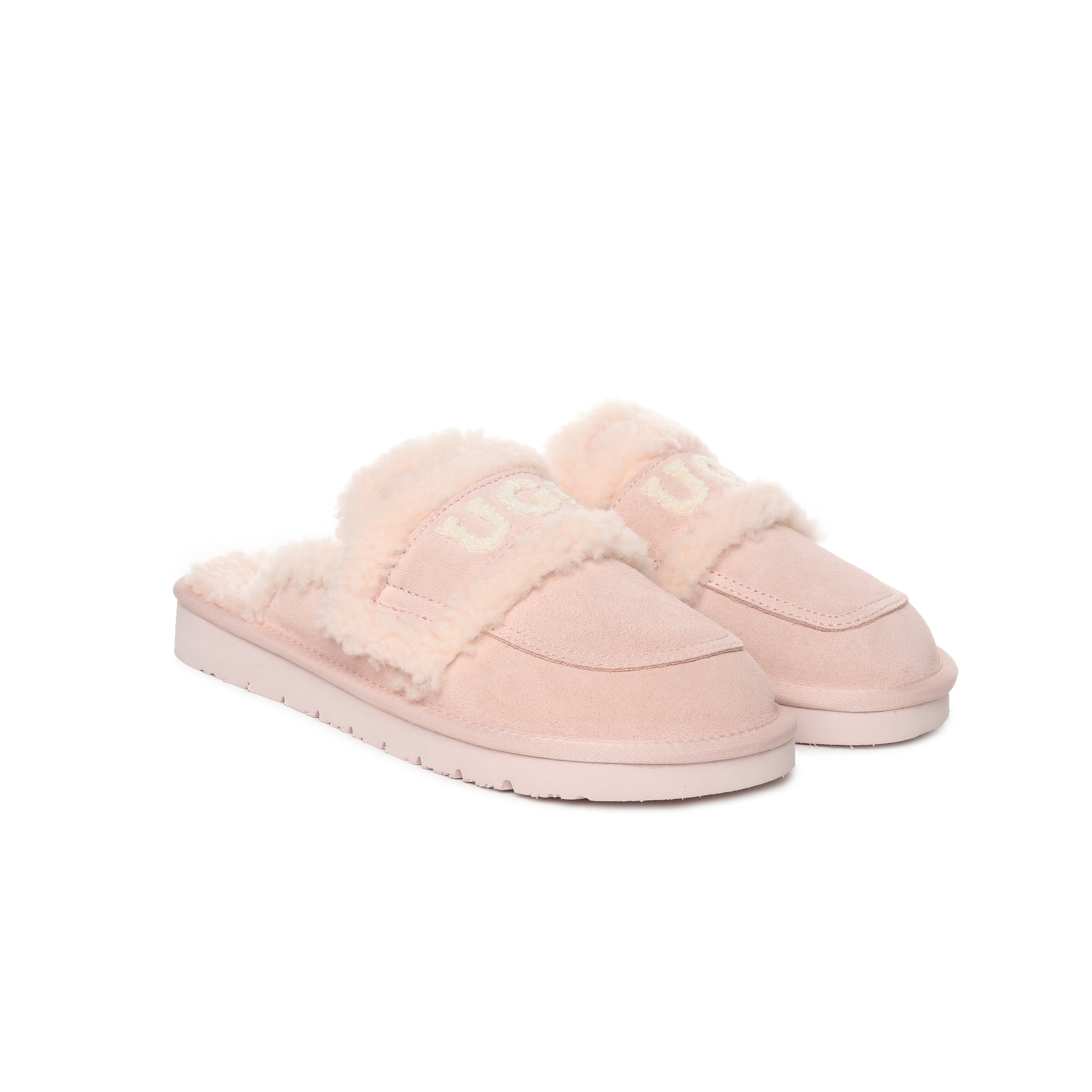 UGG Sheepskin Wool Shearling Lined Erin Scuff