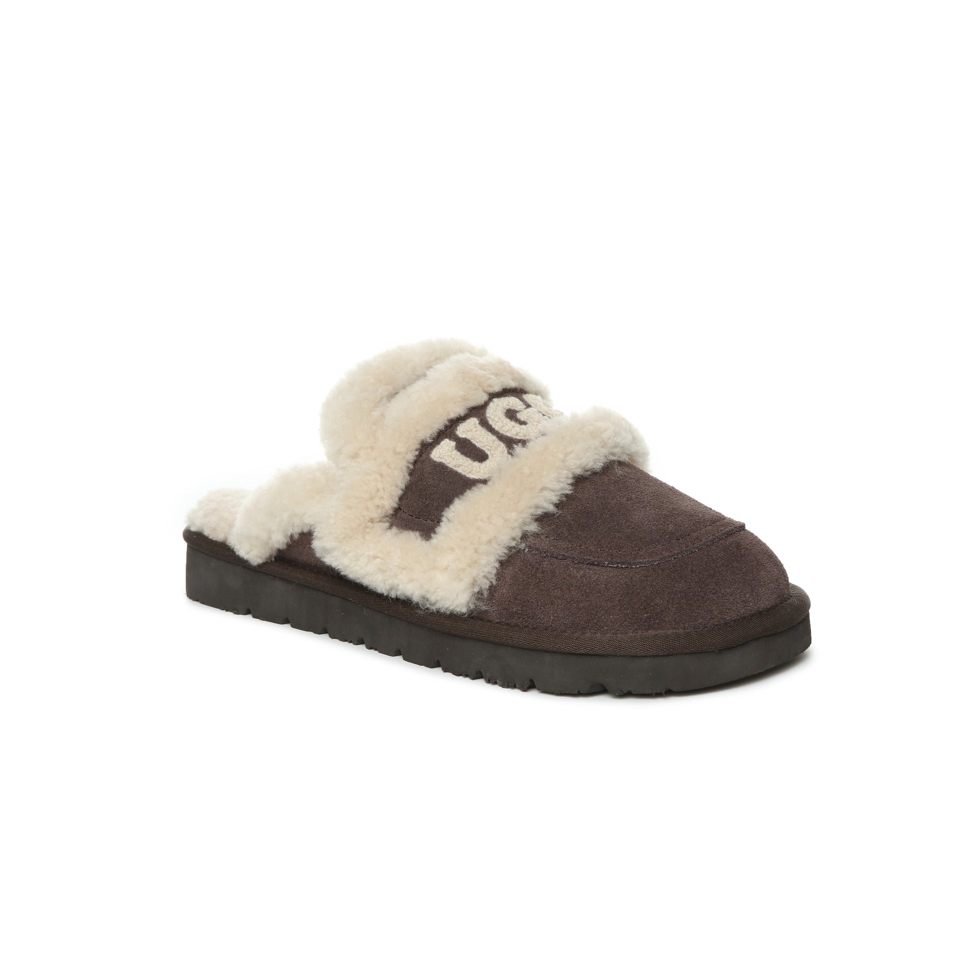 UGG Sheepskin Wool Shearling Lined Erin Scuff