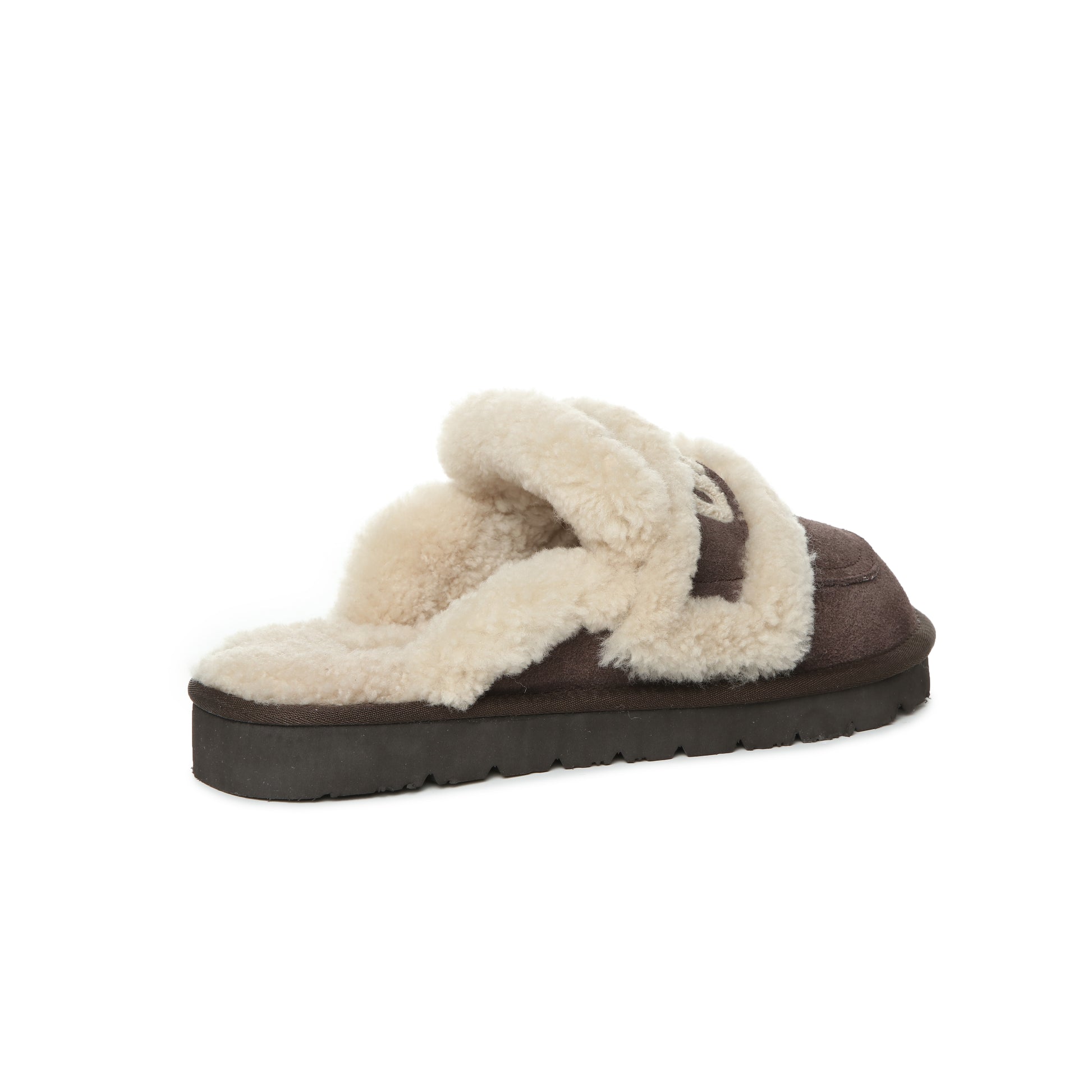 UGG Sheepskin Wool Shearling Lined Erin Scuff