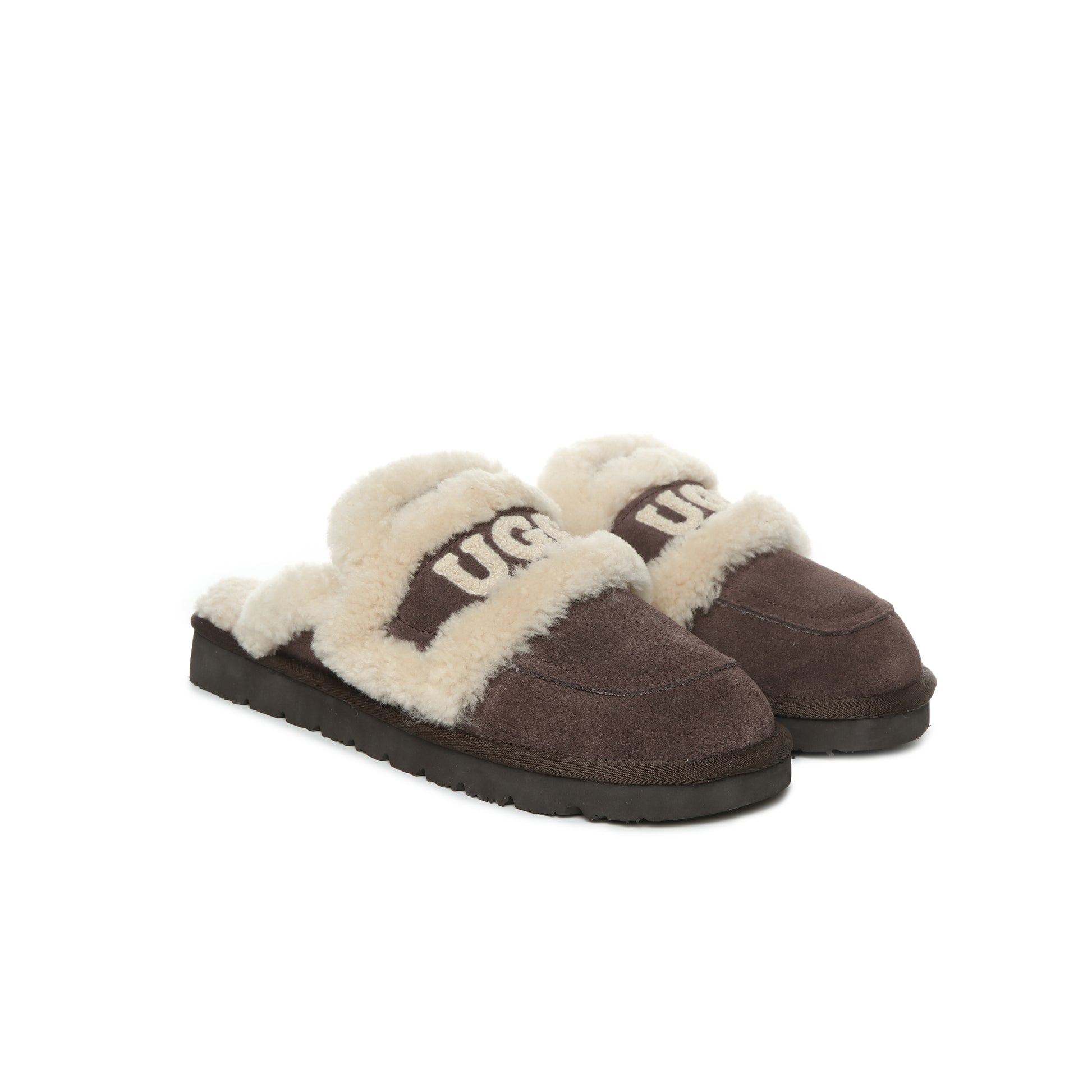 UGG Sheepskin Wool Shearling Lined Erin Scuff