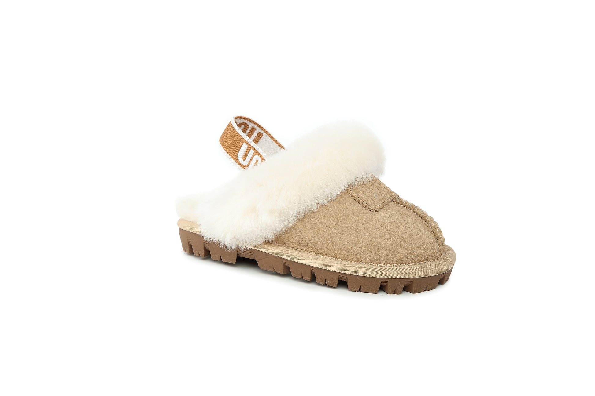UGG Children Genuine AUS Sheepskin Wool Scuff Slide