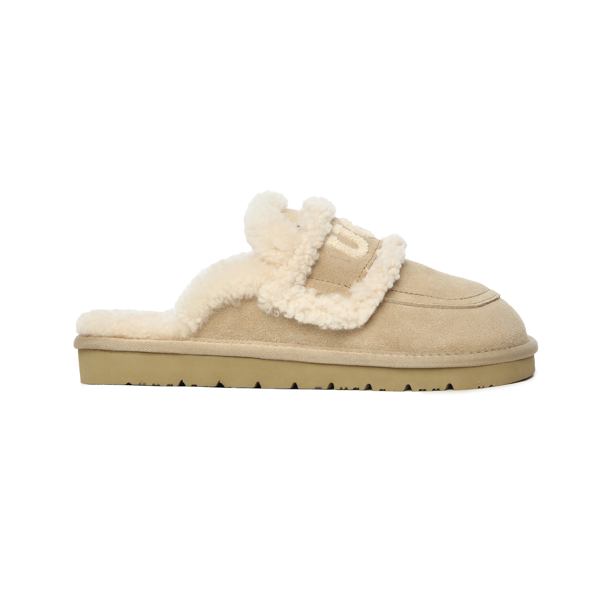 UGG Sheepskin Wool Shearling Lined Erin Scuff