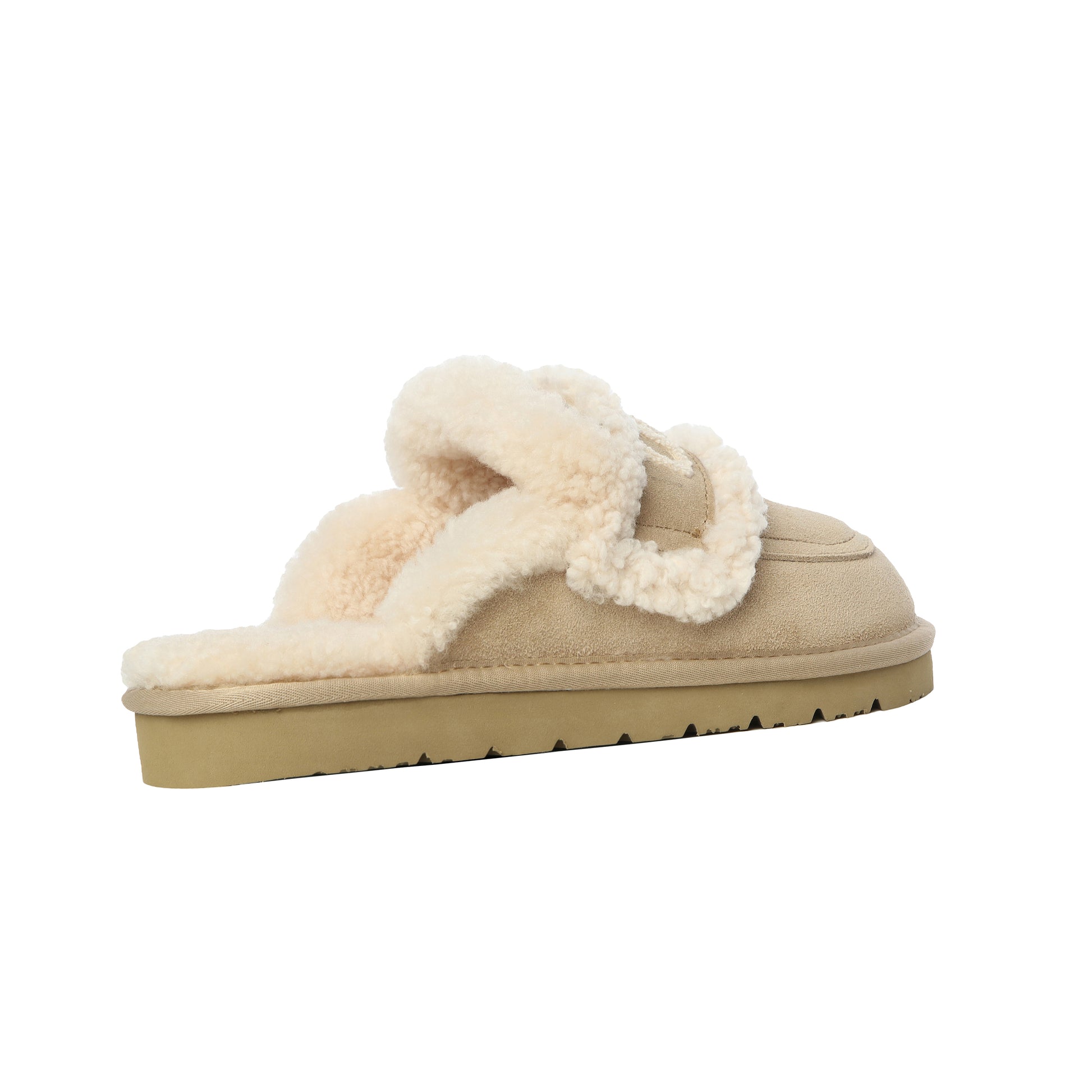 UGG Sheepskin Wool Shearling Lined Erin Scuff