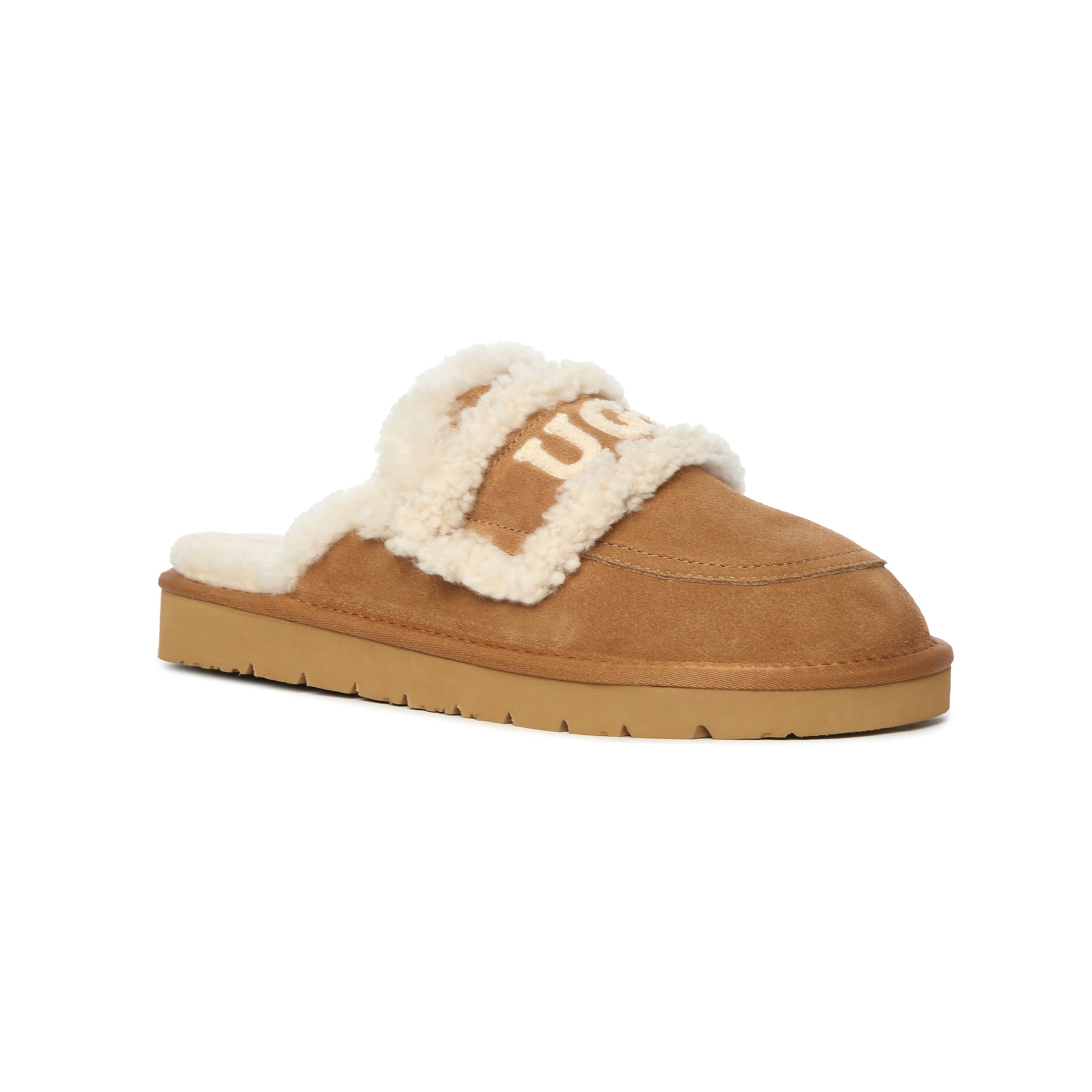 UGG Sheepskin Wool Shearling Lined Erin Scuff