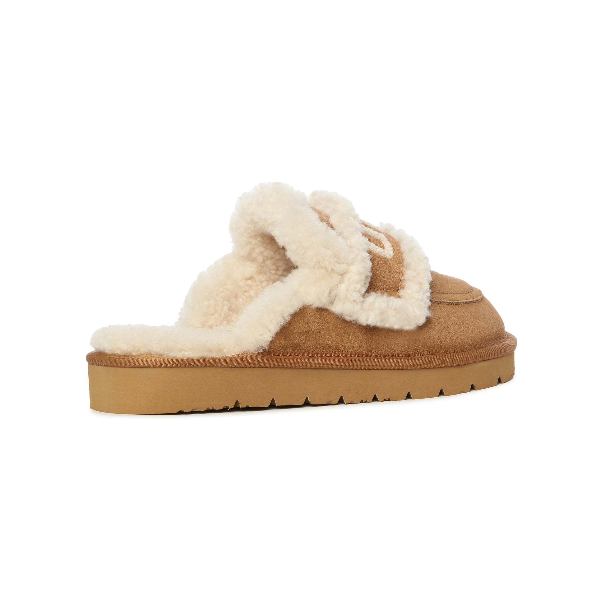 UGG Sheepskin Wool Shearling Lined Erin Scuff