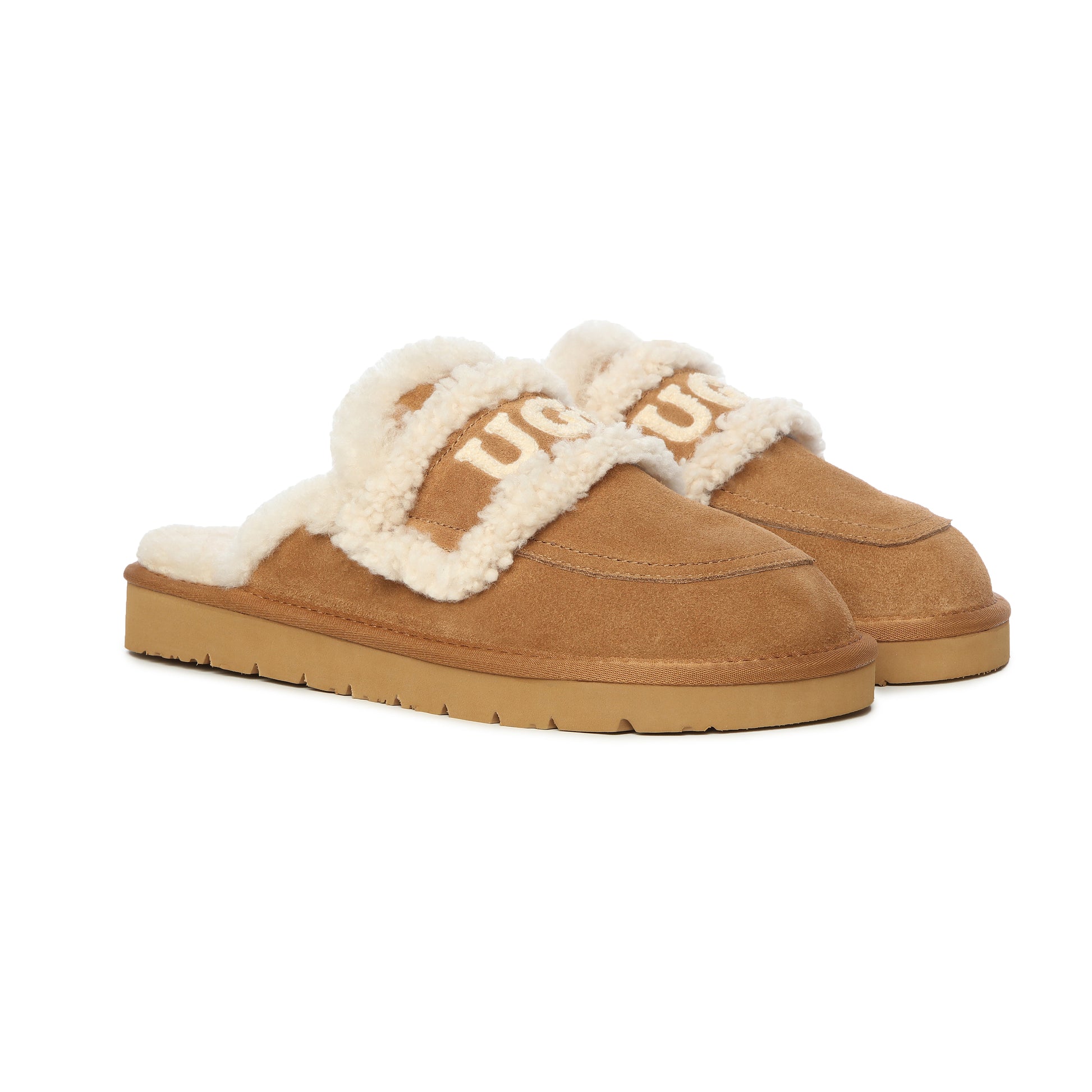 UGG Sheepskin Wool Shearling Lined Erin Scuff