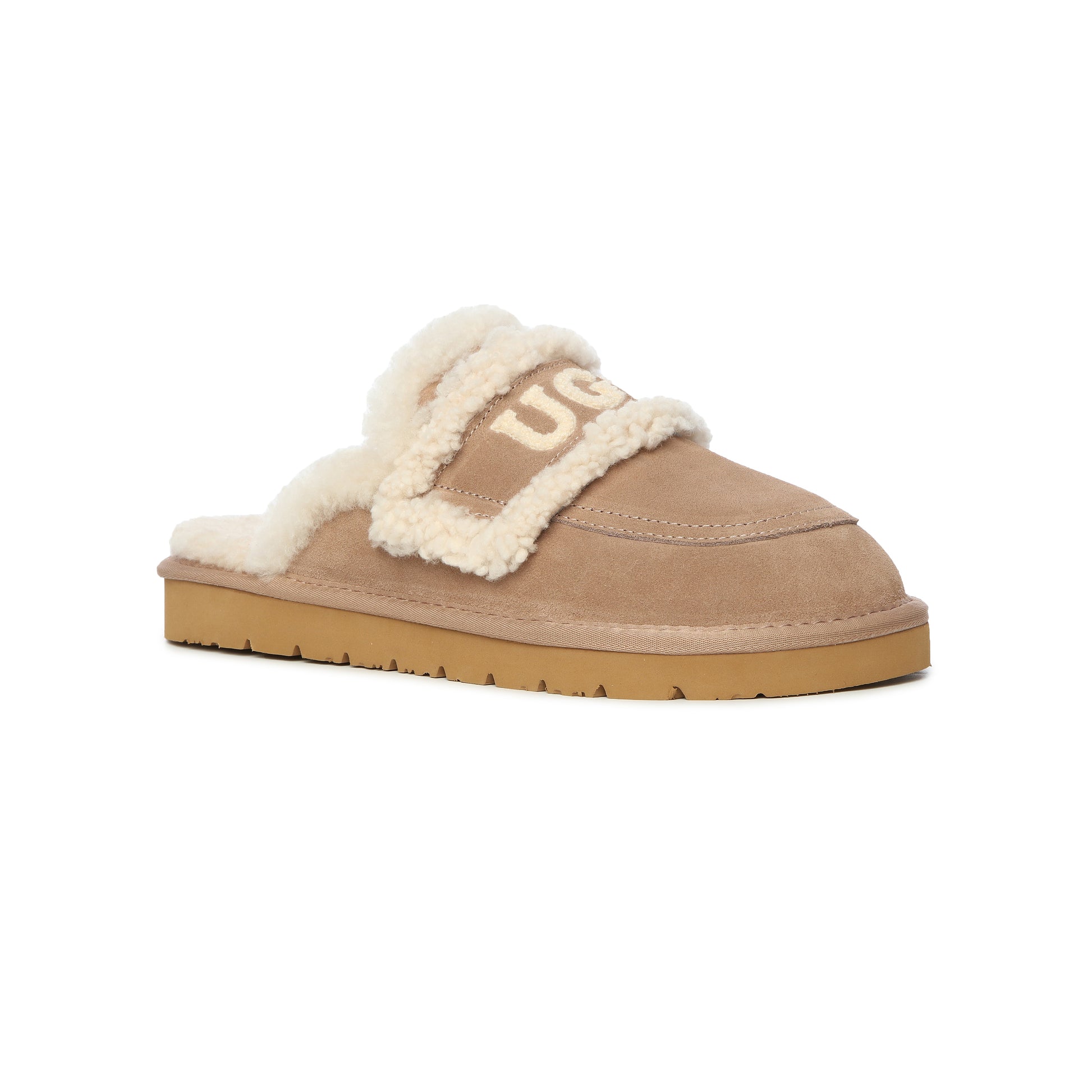 UGG Sheepskin Wool Shearling Lined Erin Scuff