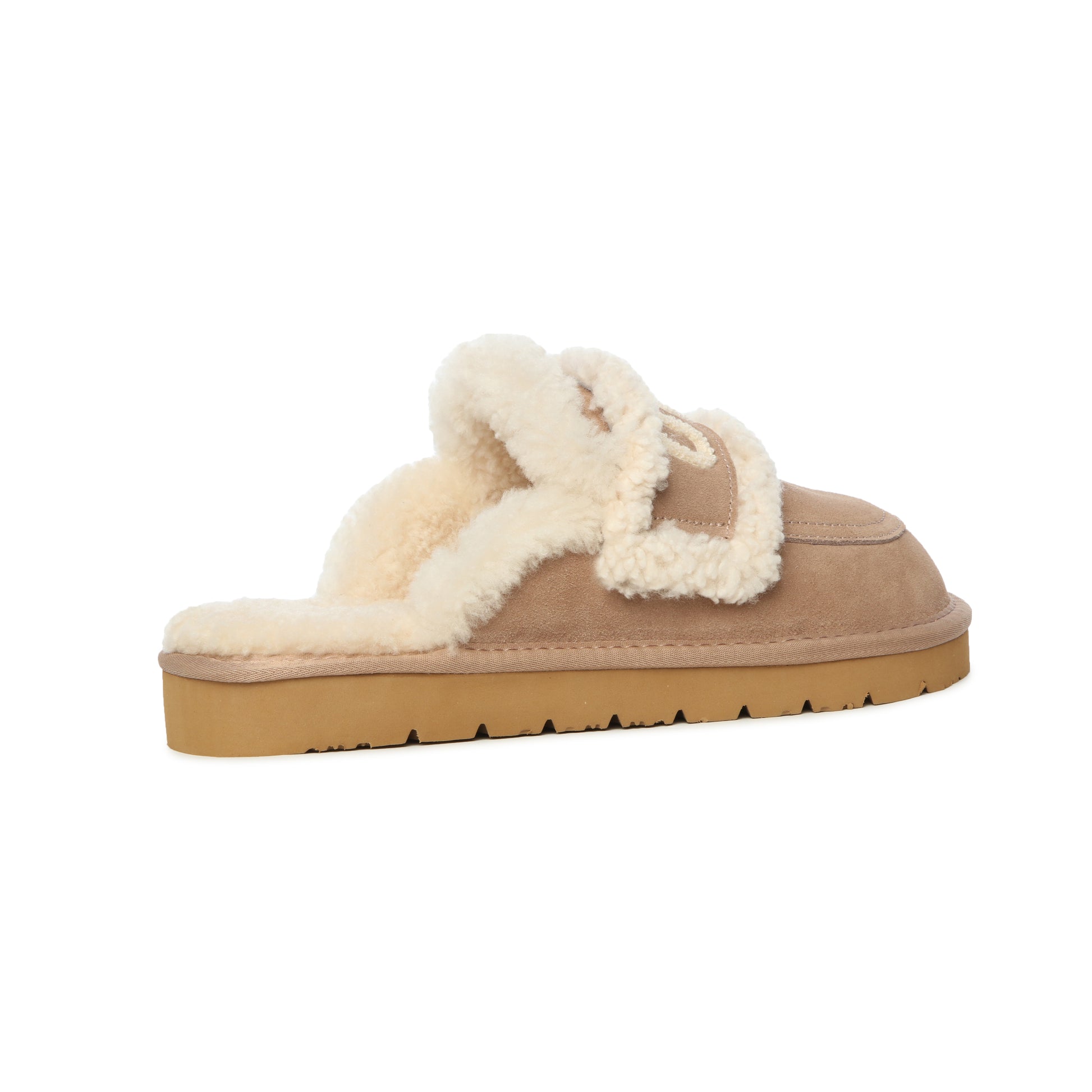 UGG Sheepskin Wool Shearling Lined Erin Scuff