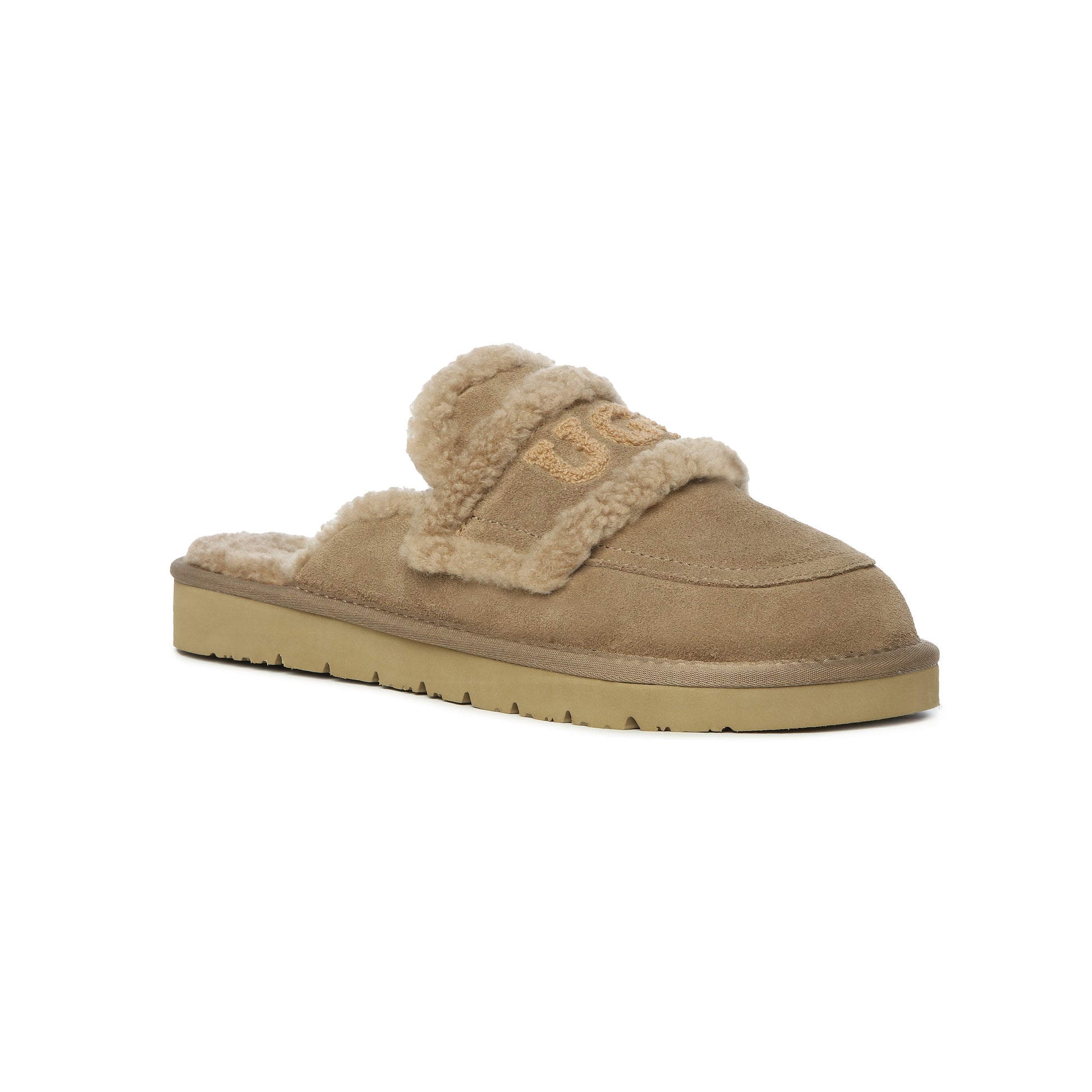 UGG Sheepskin Wool Shearling Lined Erin Scuff