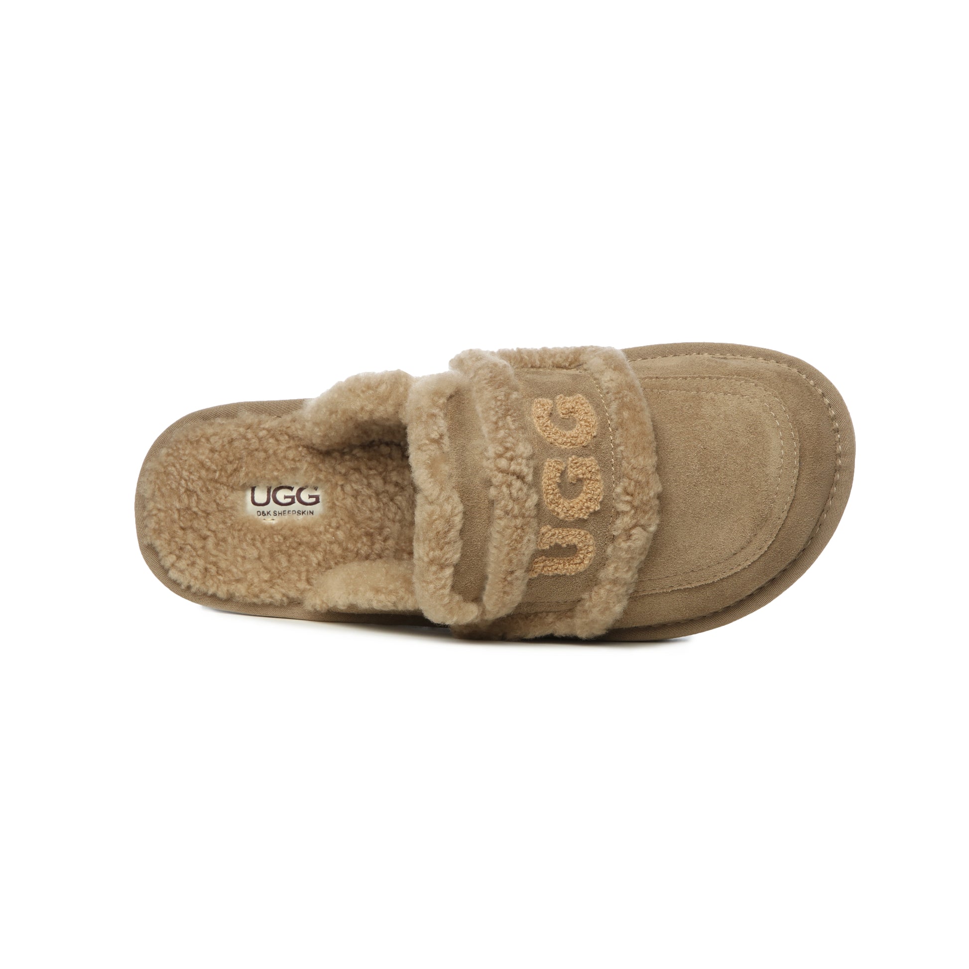 UGG Sheepskin Wool Shearling Lined Erin Scuff