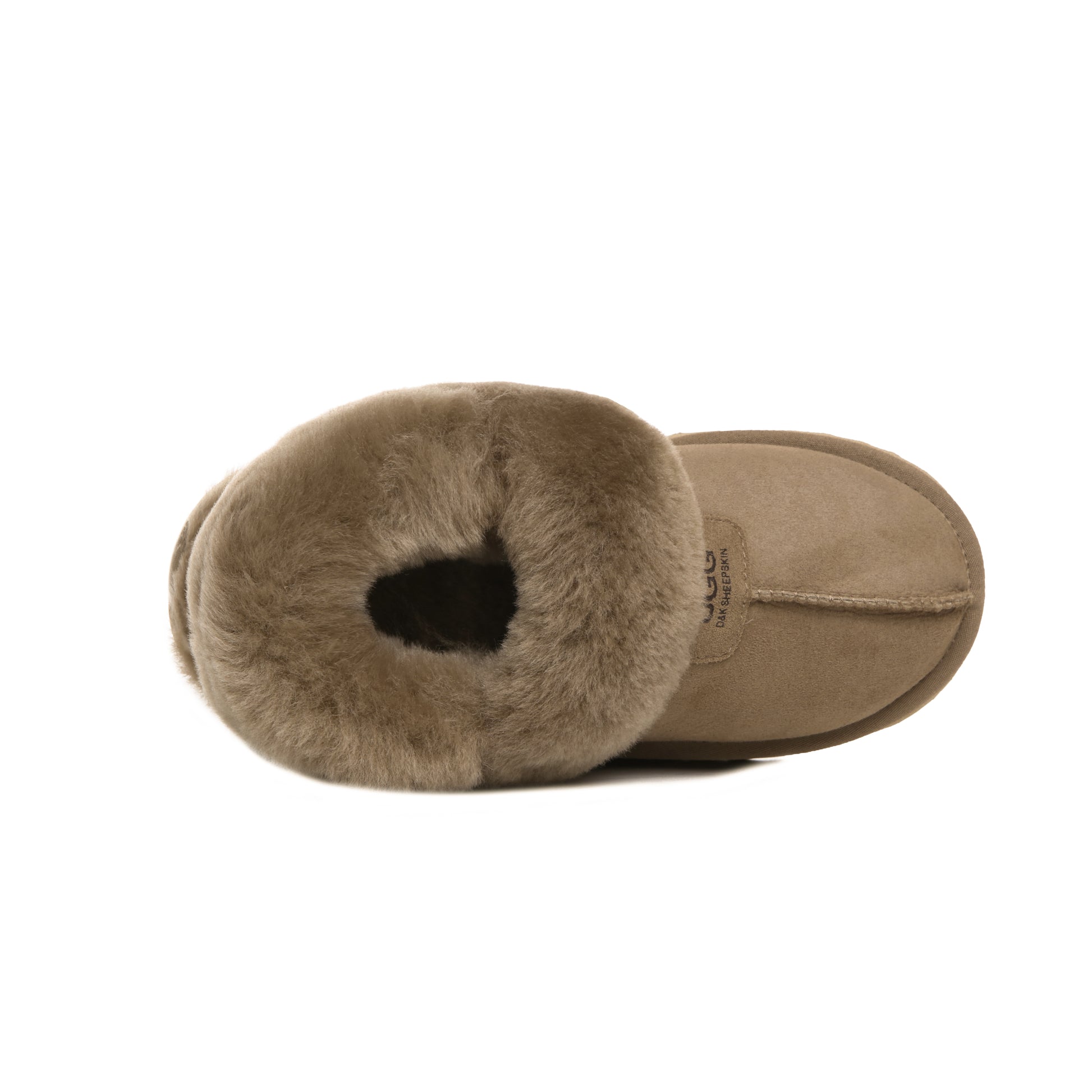 UGG Removable Strap Slingback Sheepskin Platform Scuff