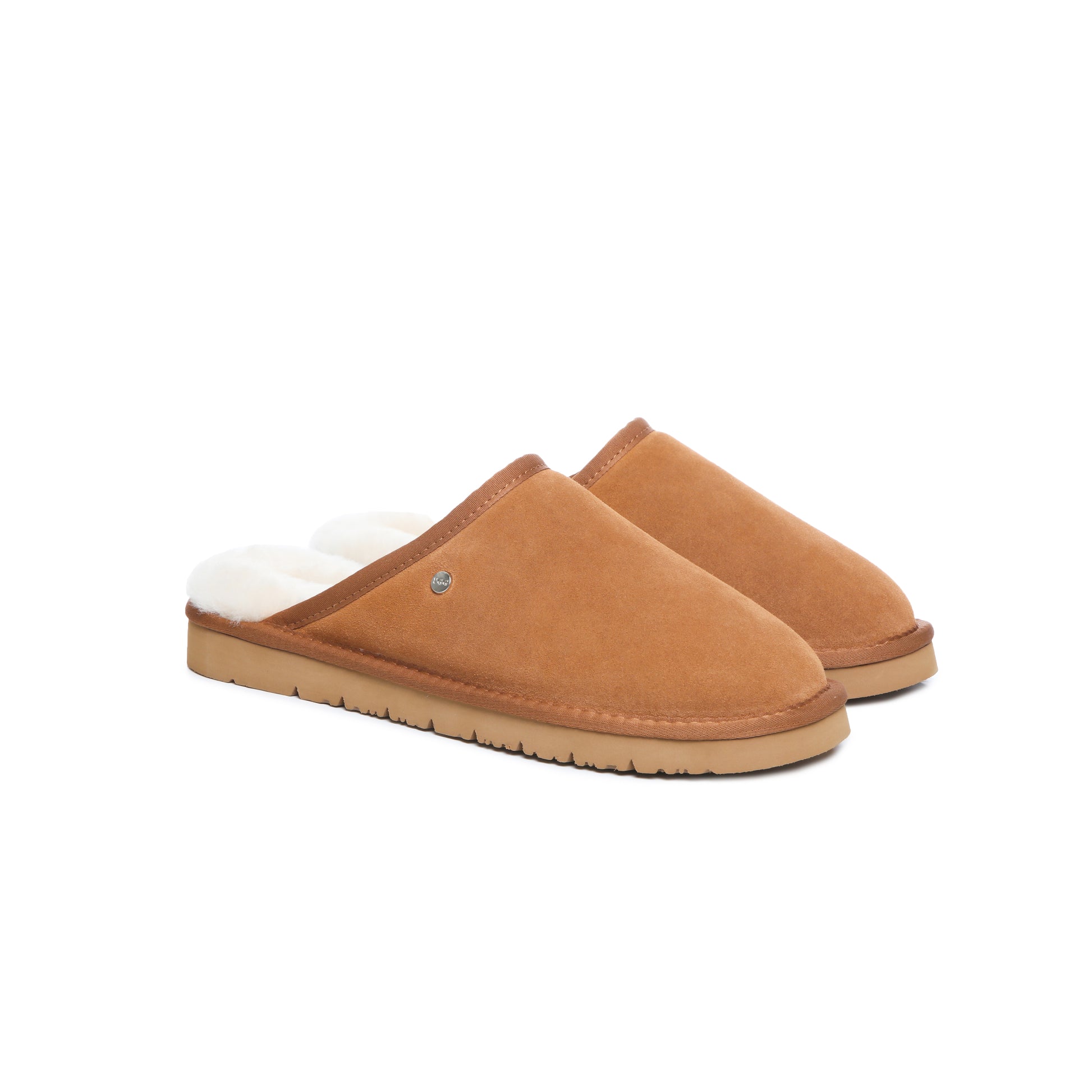 UGG Slippers Men Sheepskin Wool Scuff Cruz
