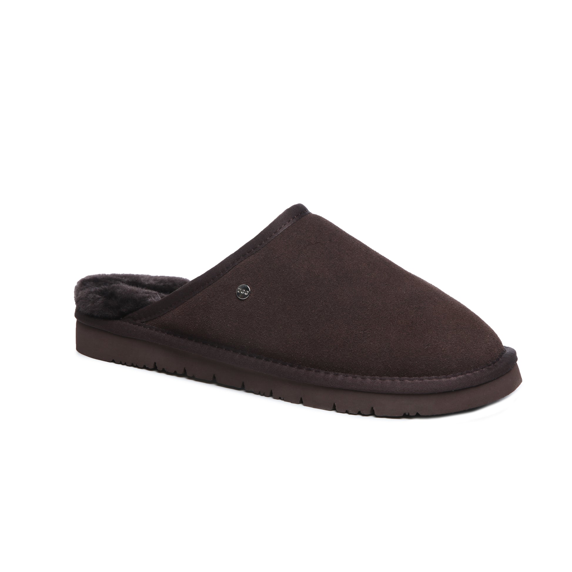 UGG Slippers Men Sheepskin Wool Scuff Cruz