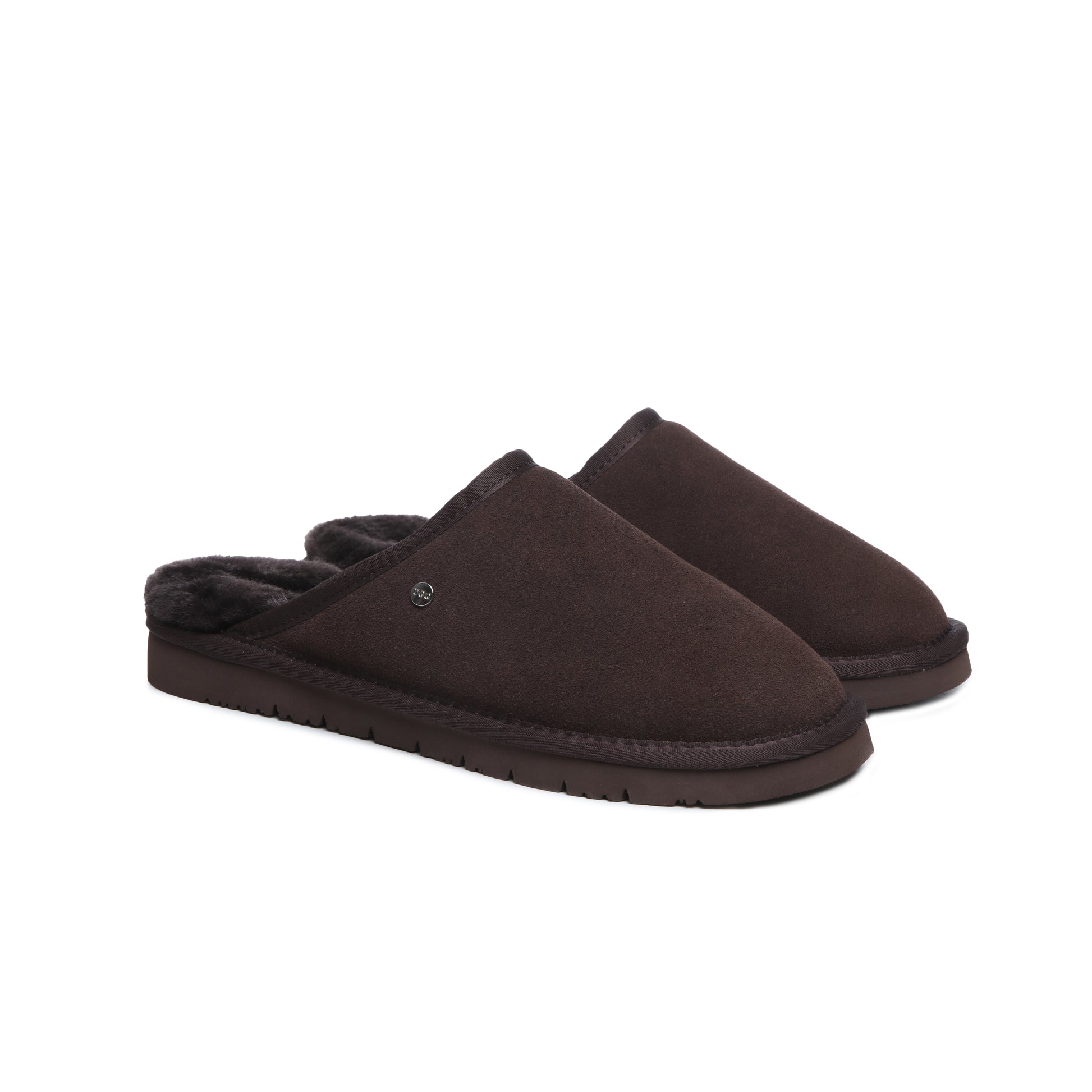 UGG Slippers Men Sheepskin Wool Scuff Cruz