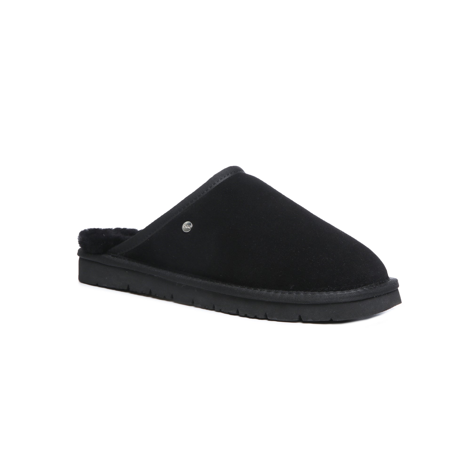 UGG Slippers Men Sheepskin Wool Scuff Cruz