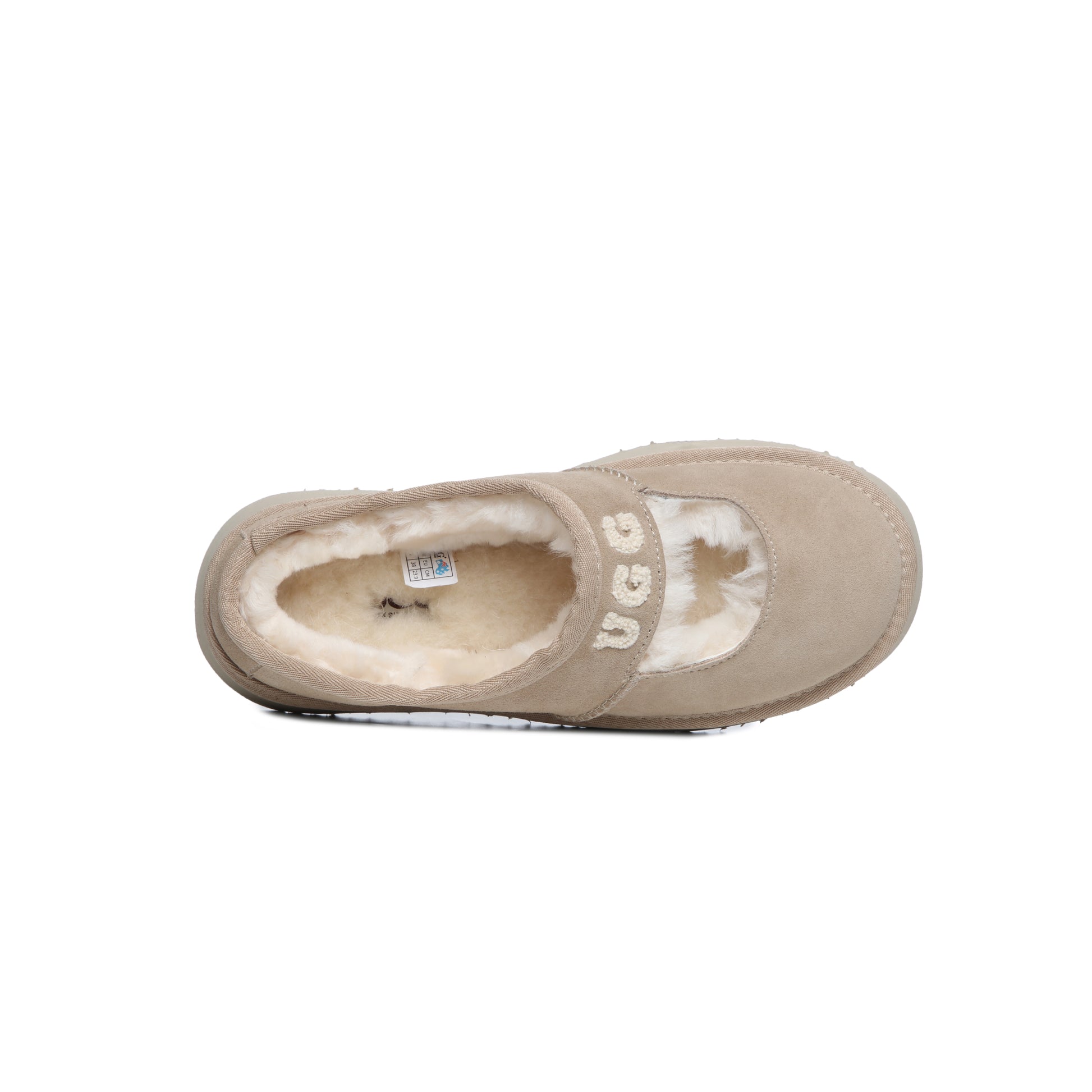 UGG Classic Dina Platform Mary Jane Shoes with Embroidered Logo