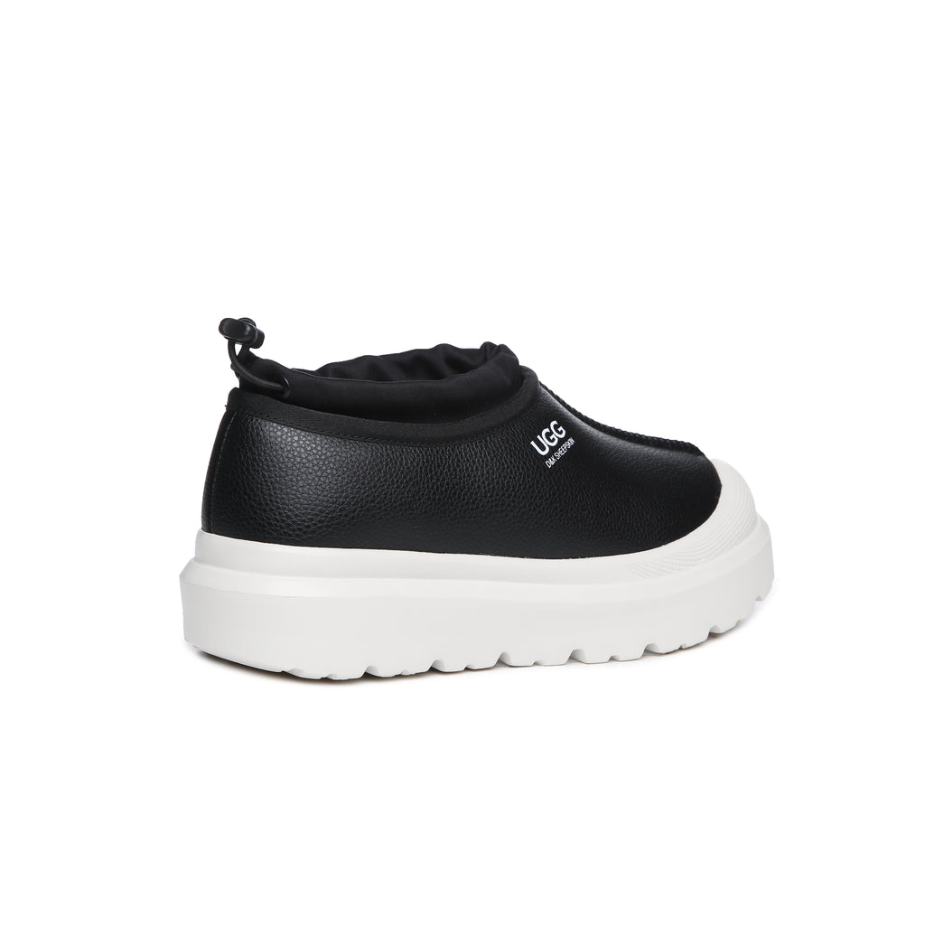 UGG AUS Sheepskin Soft Wool Outdoor Platform Slipper