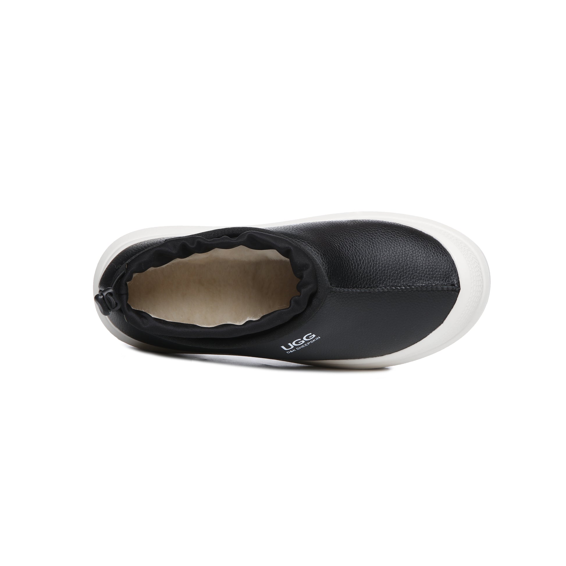 UGG AUS Sheepskin Soft Wool Outdoor Platform Slipper