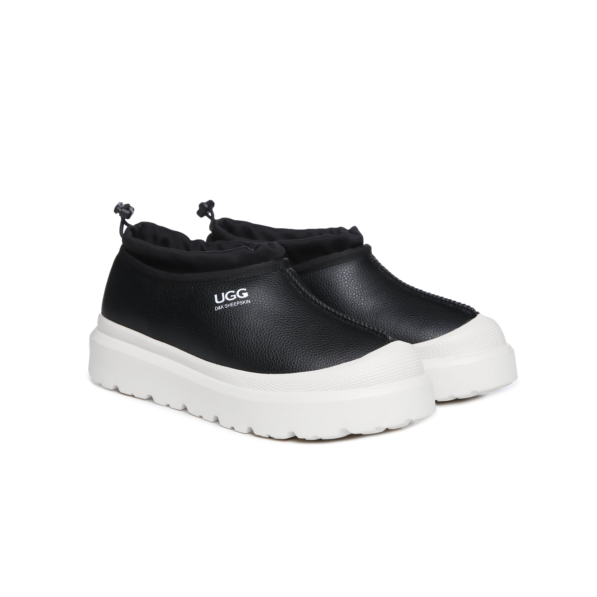 UGG AUS Sheepskin Soft Wool Outdoor Platform Slipper