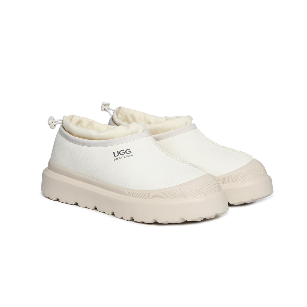 UGG AUS Sheepskin Soft Wool Outdoor Platform Slipper