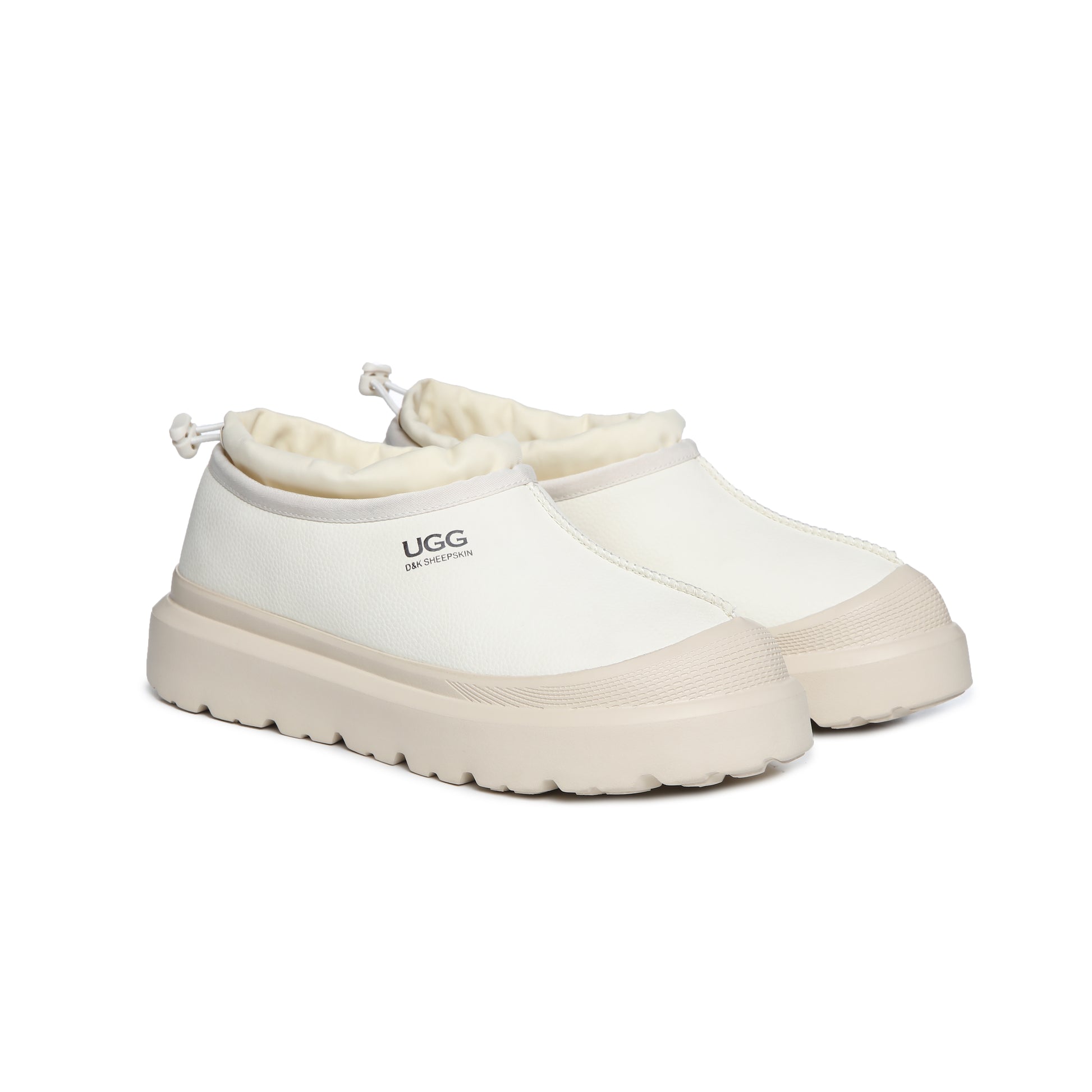 UGG AUS Sheepskin Soft Wool Outdoor Platform Slipper