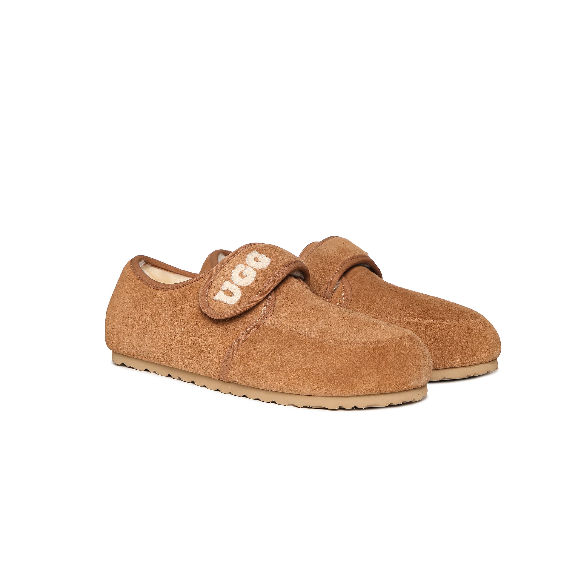 UGG  Ivy Sheepskin Wool Lined Velcro Comfort Shoes