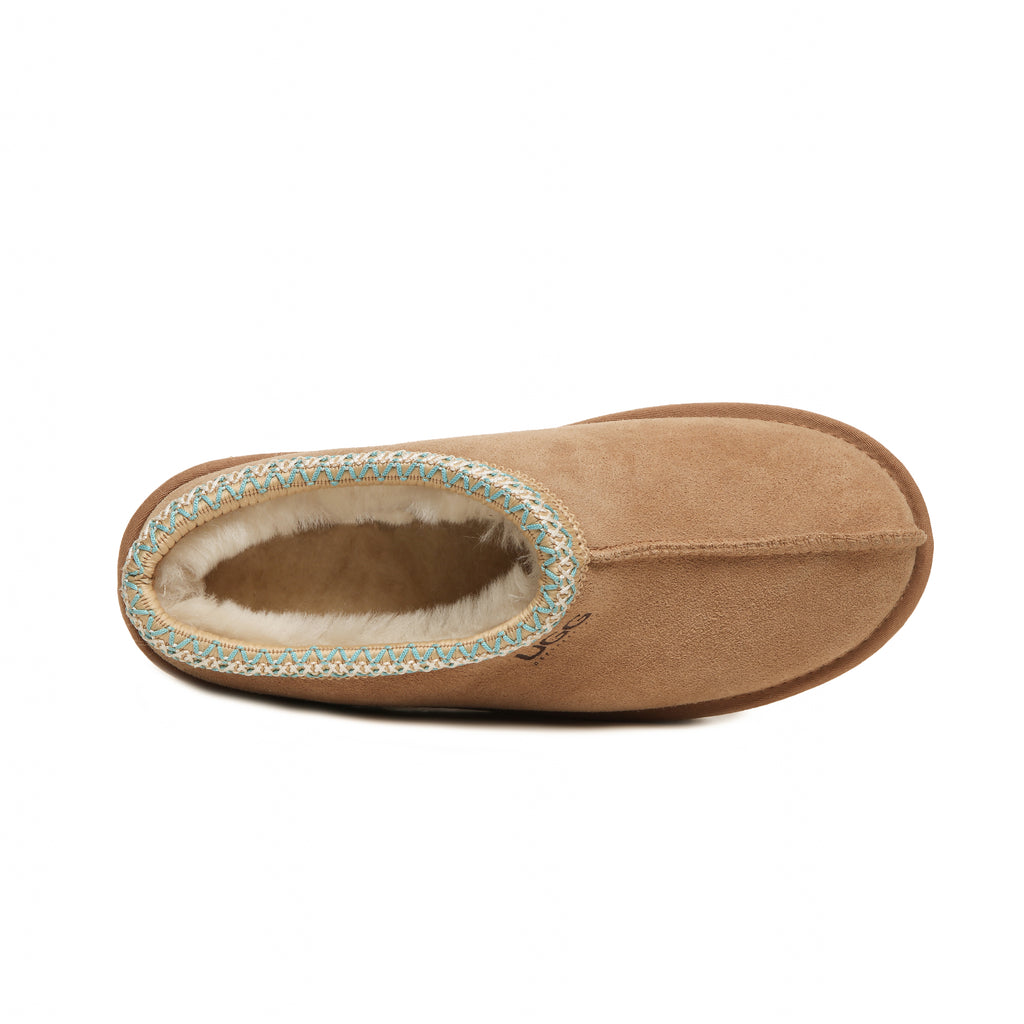 UGG Tazzy Slippers Sheepskin Wool Nonslip Hippie