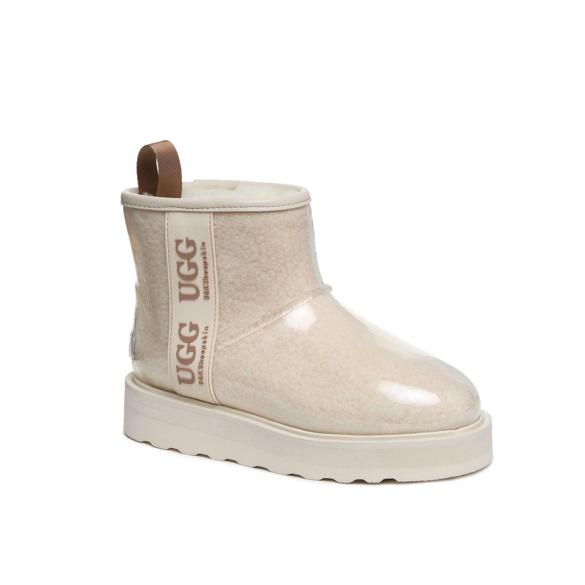 UGG Boots Women Clear Waterproof Shearling Coated Classic