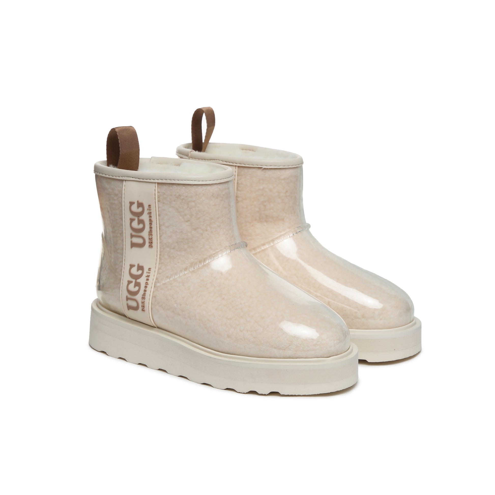 UGG Boots Women Clear Waterproof Shearling Coated Classic