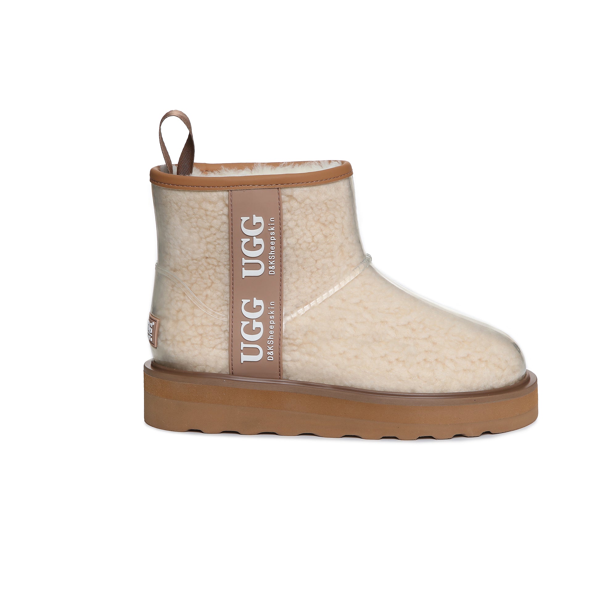 UGG Boots Women Clear Waterproof Shearling Coated Classic