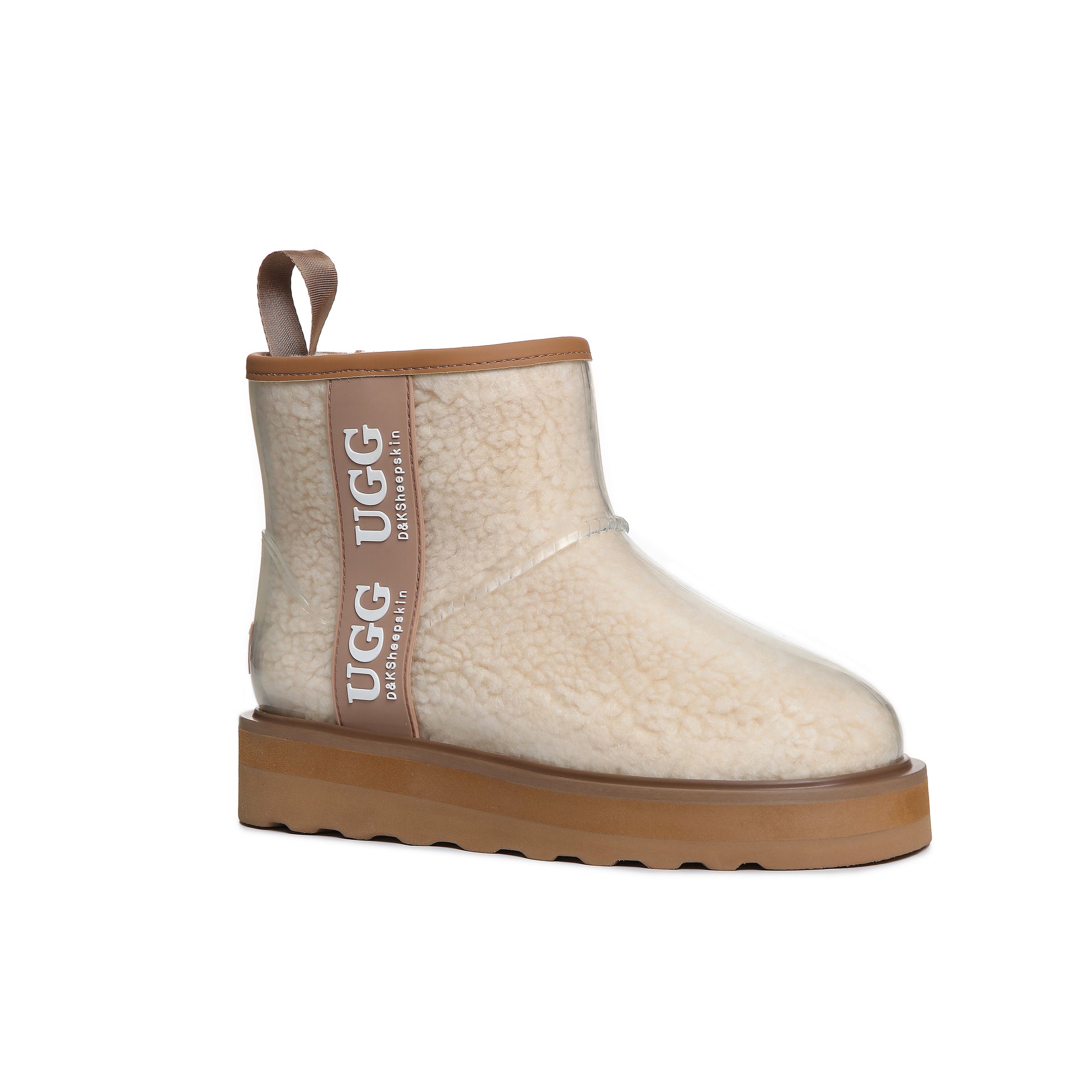 UGG Boots Women Clear Waterproof Shearling Coated Classic