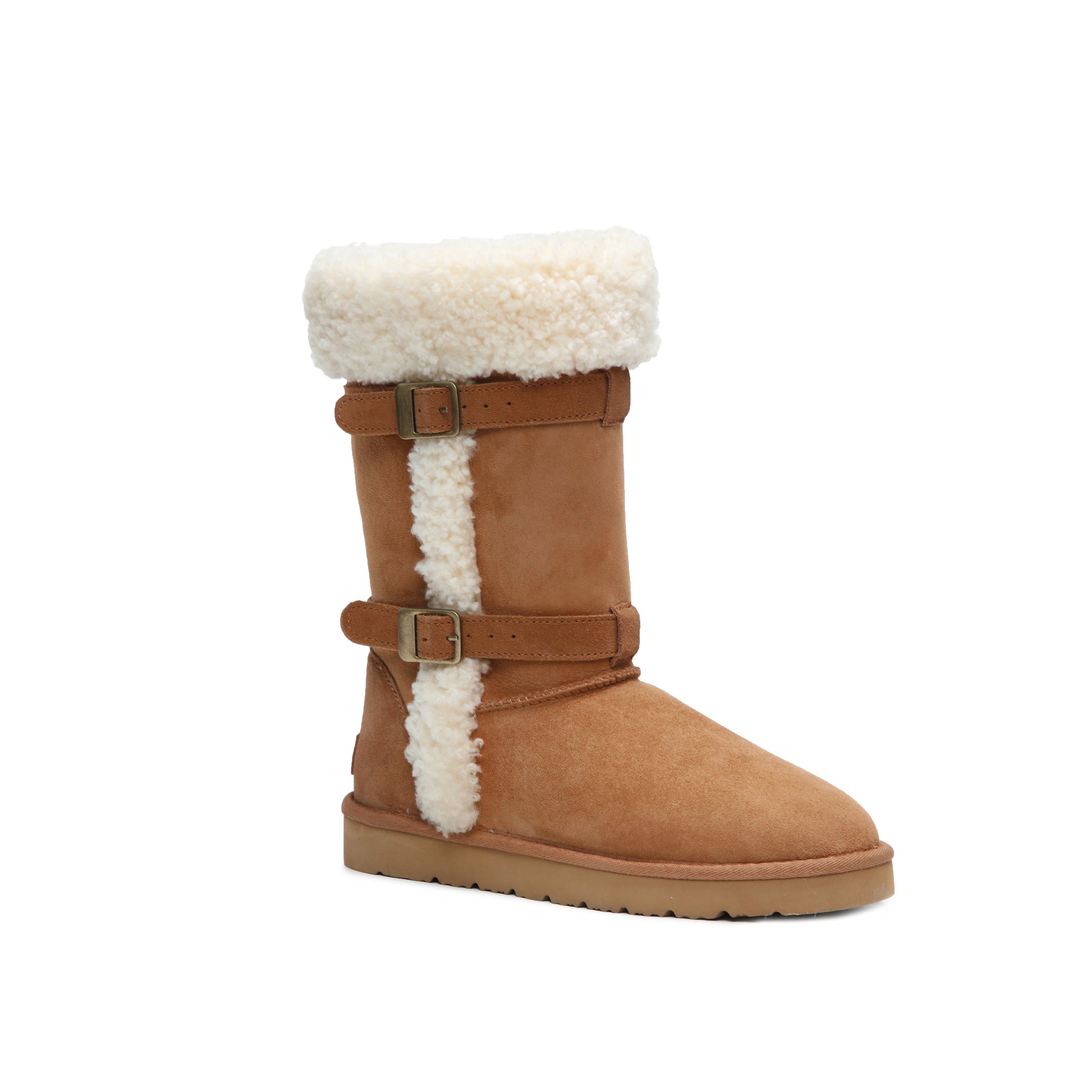 UGG Women’s Shearling Long Boots Genuine Sheepskin Wool