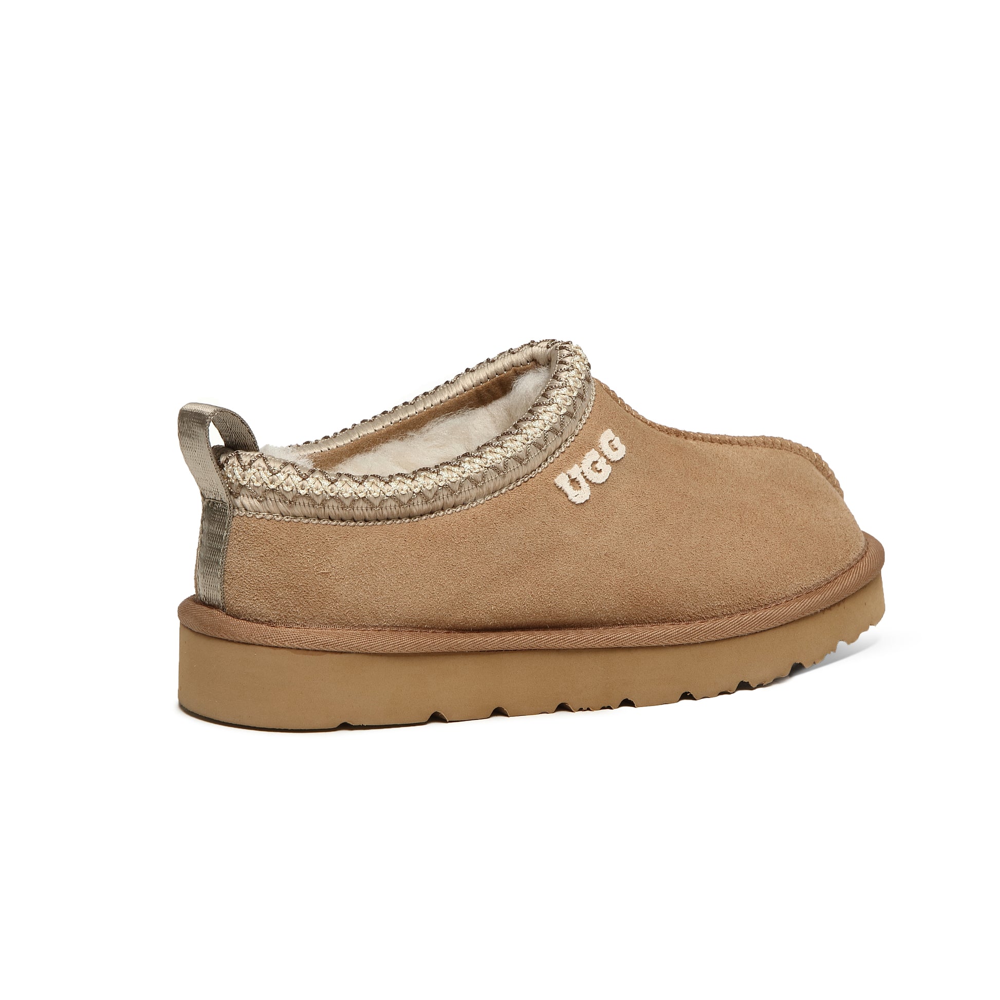 UGG Tasman Emb Logo Slippers Genuine Sheepskin Wool