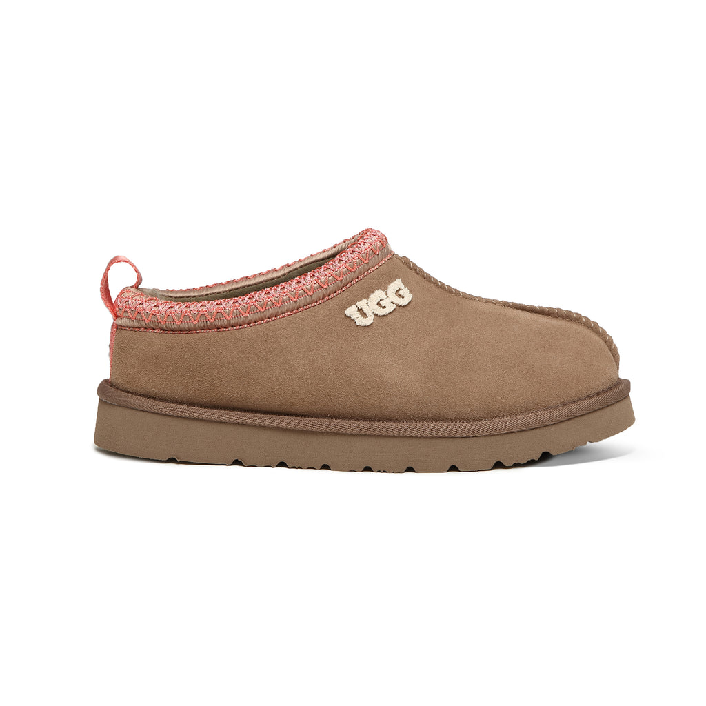 UGG Tasman Emb Logo Slippers Genuine Sheepskin Wool