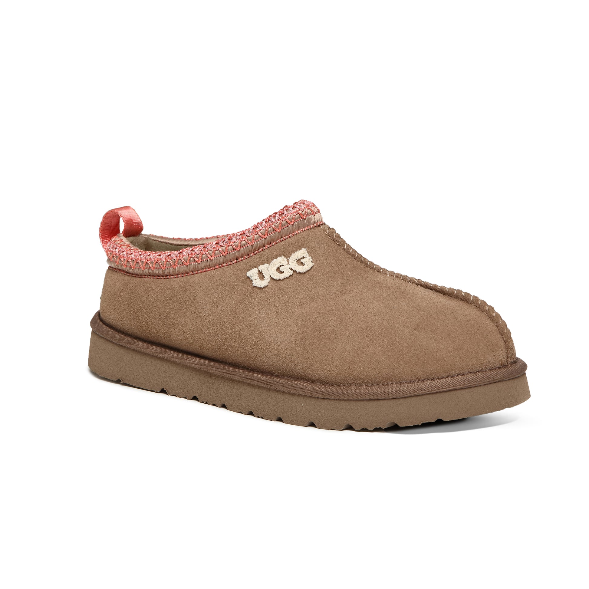 UGG Tasman Emb Logo Slippers Genuine Sheepskin Wool