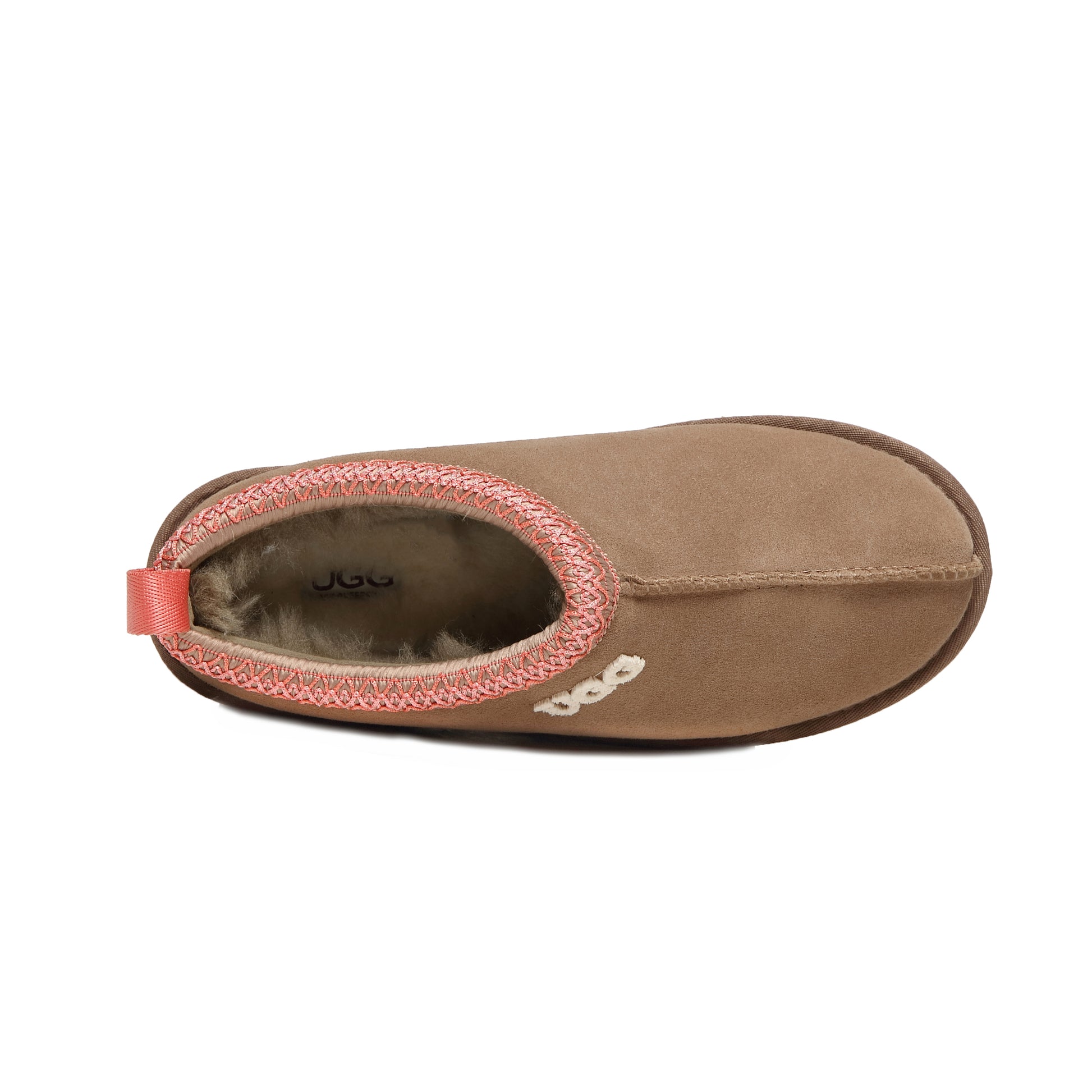 UGG Tasman Emb Logo Slippers Genuine Sheepskin Wool