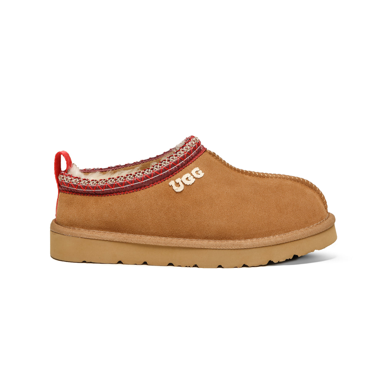 UGG Tasman Emb Logo Slippers Genuine Sheepskin Wool