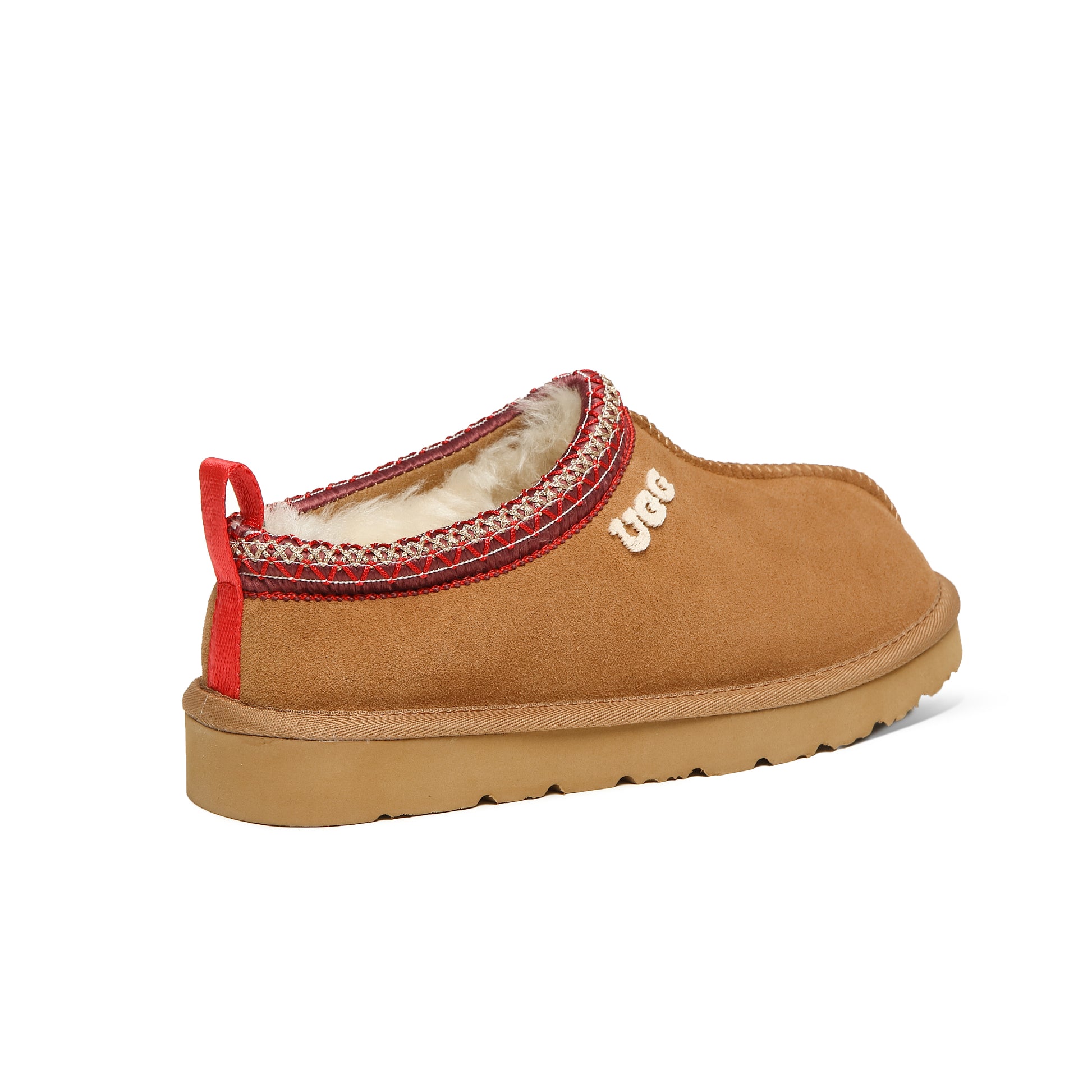 UGG Tasman Emb Logo Slippers Genuine Sheepskin Wool