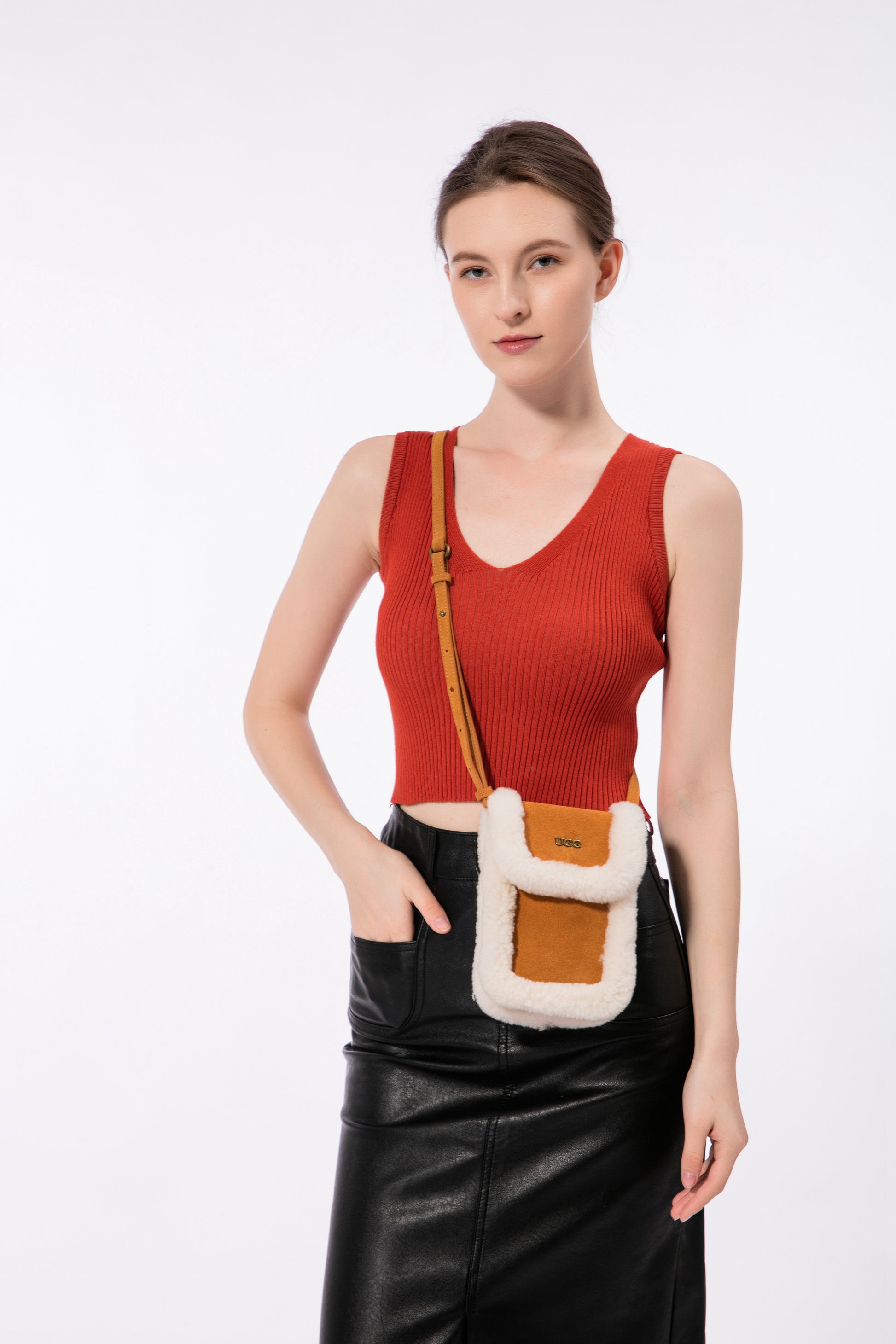 UGG Mini Shearling Pouch