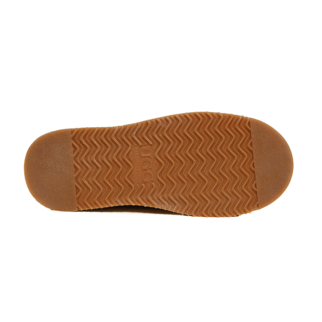 UGG Women’s Karin Buckle Boots Genuine Sheepskin Wool