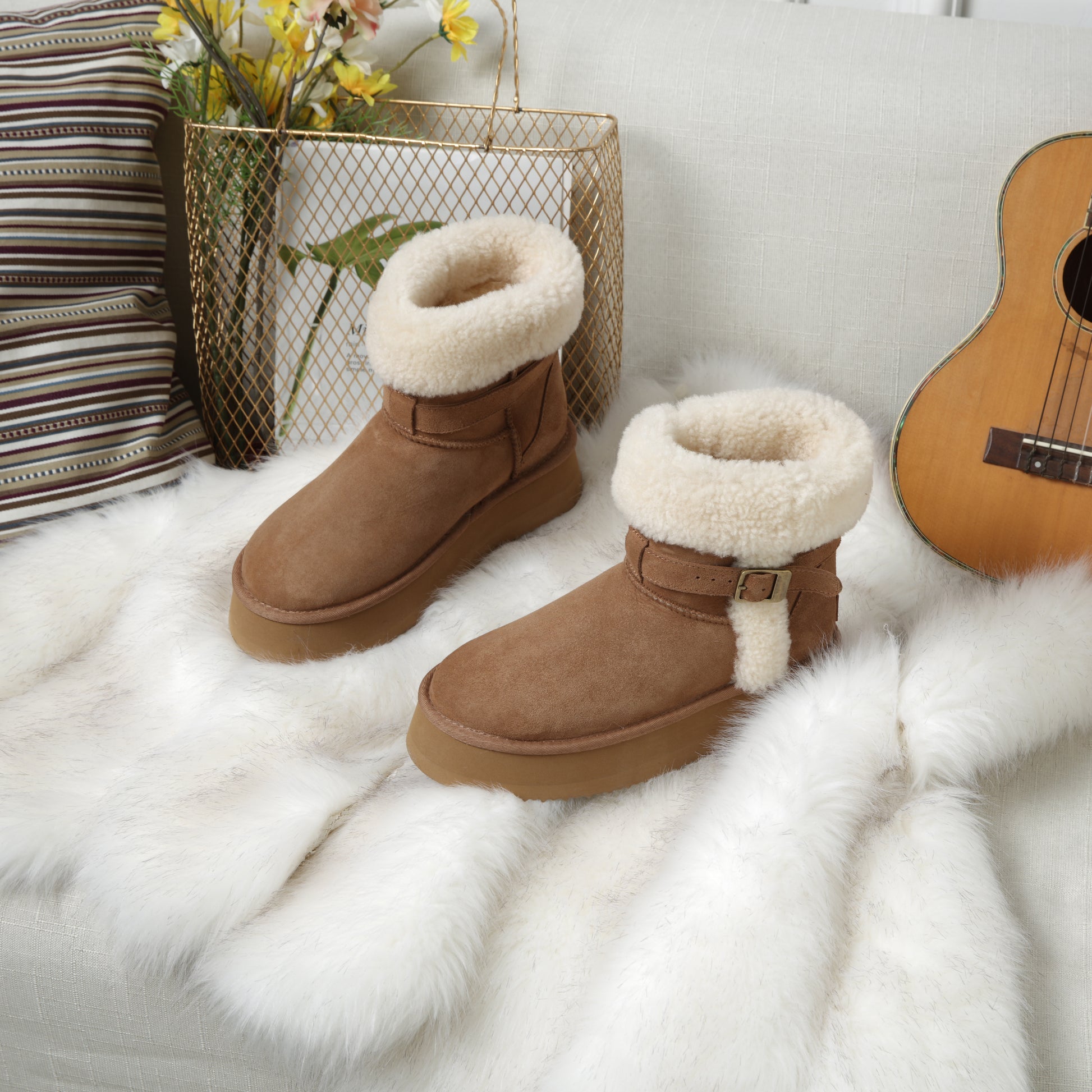 UGG Platform Shearling Boot - Aussies UGG