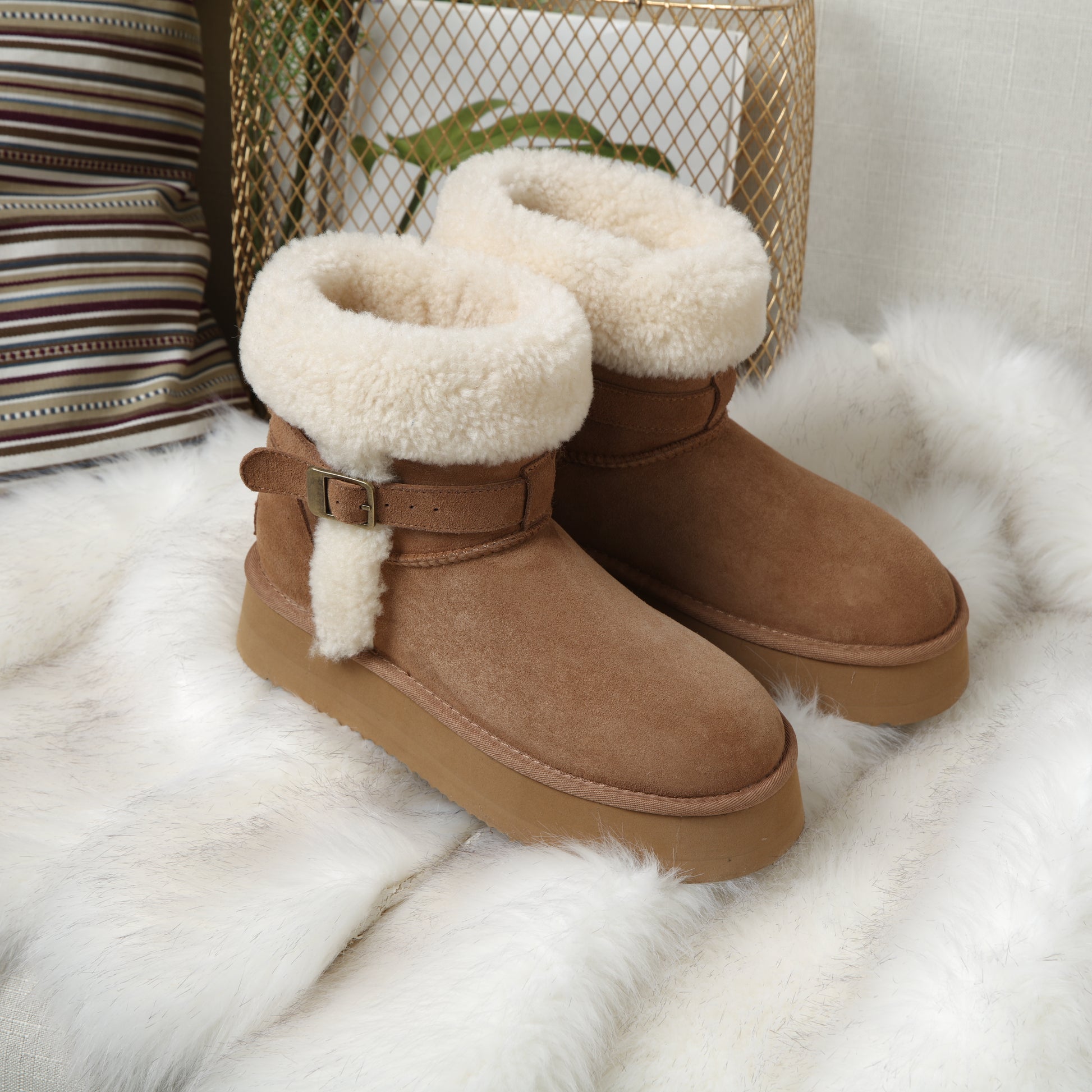 UGG Platform Shearling Boot - Aussies UGG