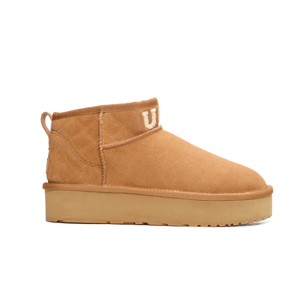 UGG Logo Argyle Ultra Mini Platform - Aussies UGG