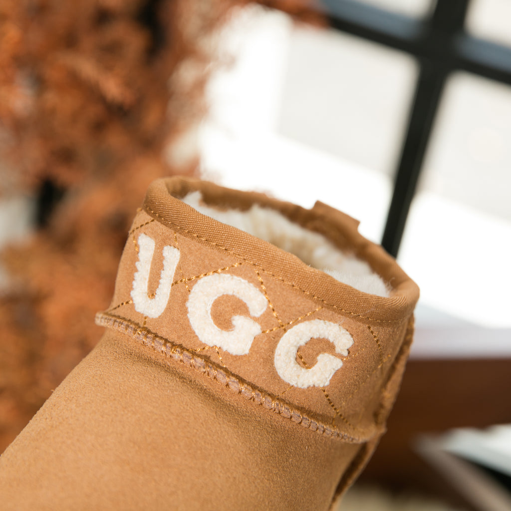 UGG Logo Argyle Ultra Mini Platform - Aussies UGG