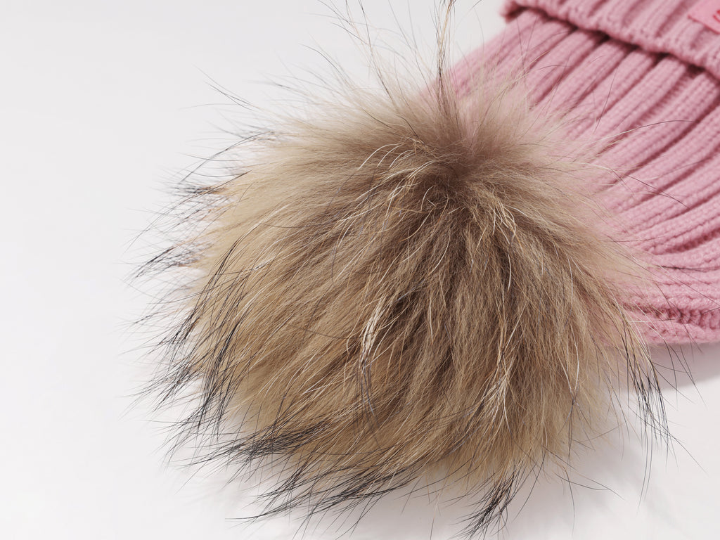 Fur Pom Pom Beanie