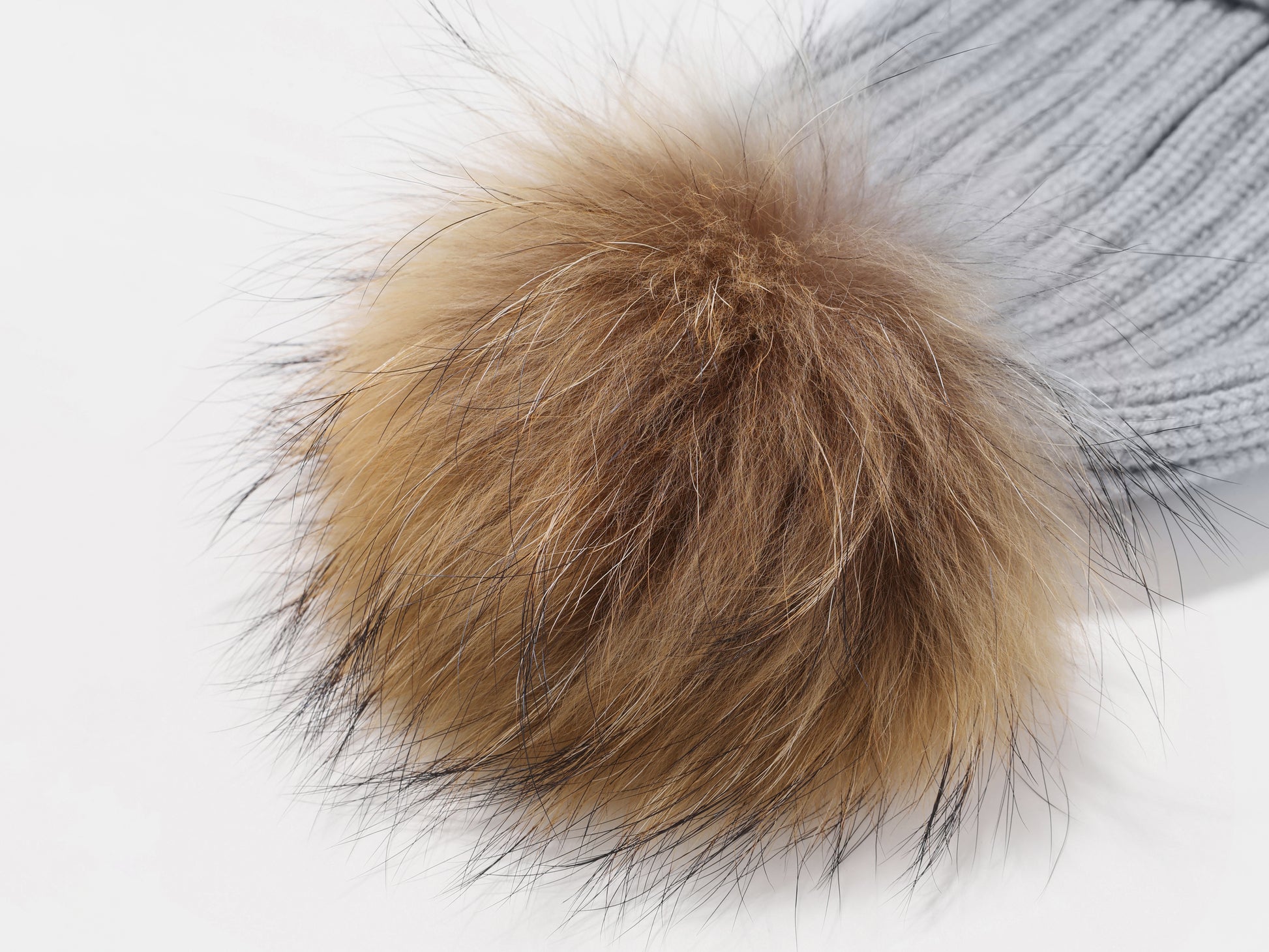 Fur Pom Pom Beanie