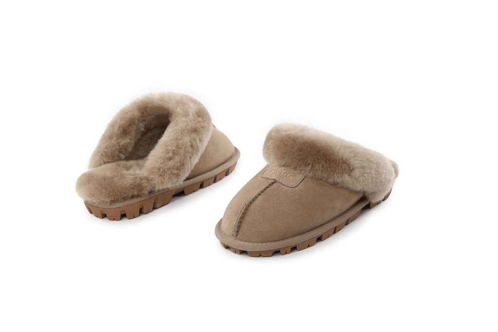 UGG Slippers Women Australian Sheepskin Genuine Scuffs Slide