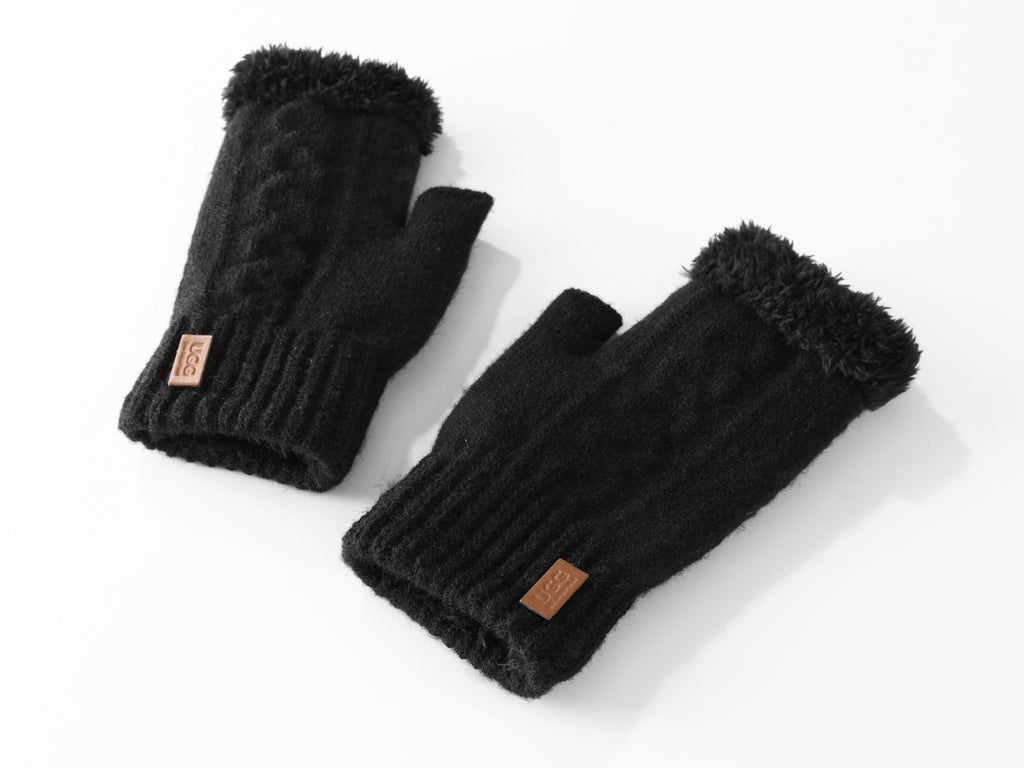 UGG Fingerless Knit Gloves - Aussies UGG